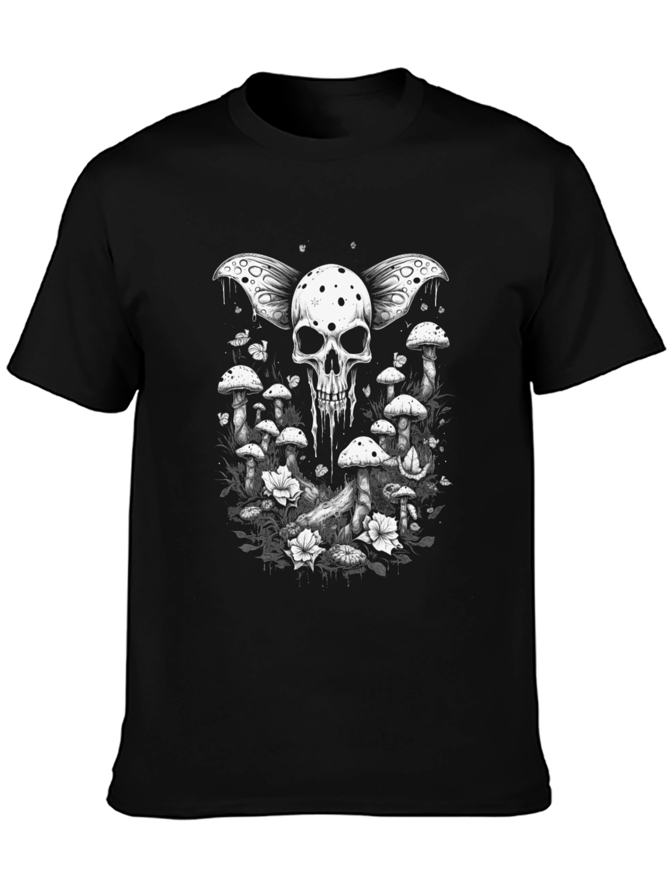 Skull & Mushroom Graphic Tee