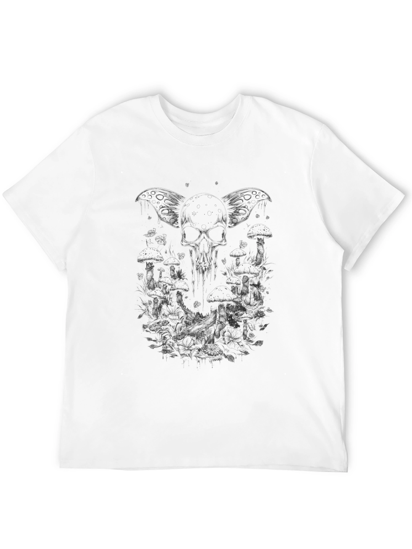 Skull & Mushroom Graphic Tee