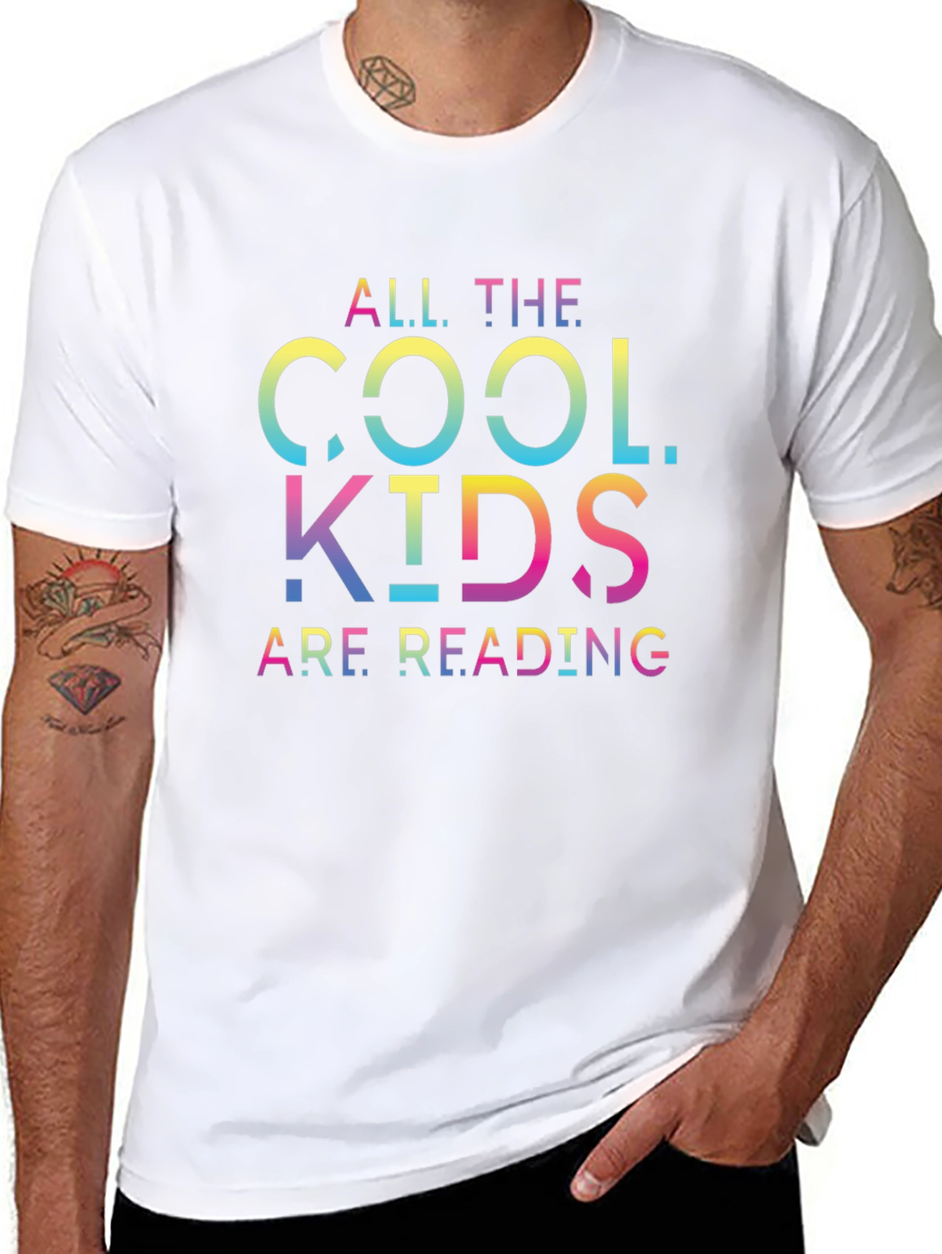 All The Cool Kids Are Reading Graphic Tee
