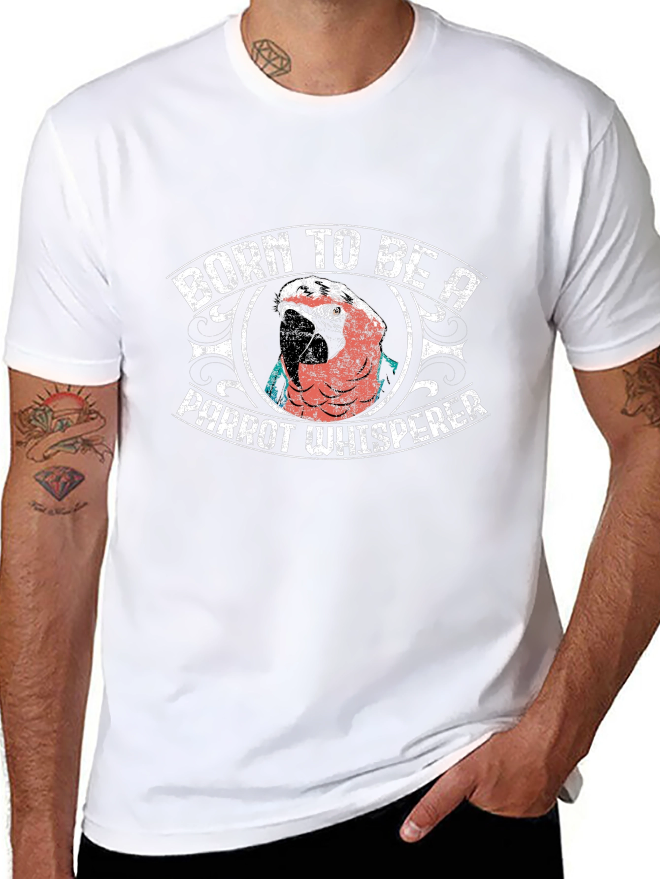 Born to Be a Parrot Whisperer T-Shirt