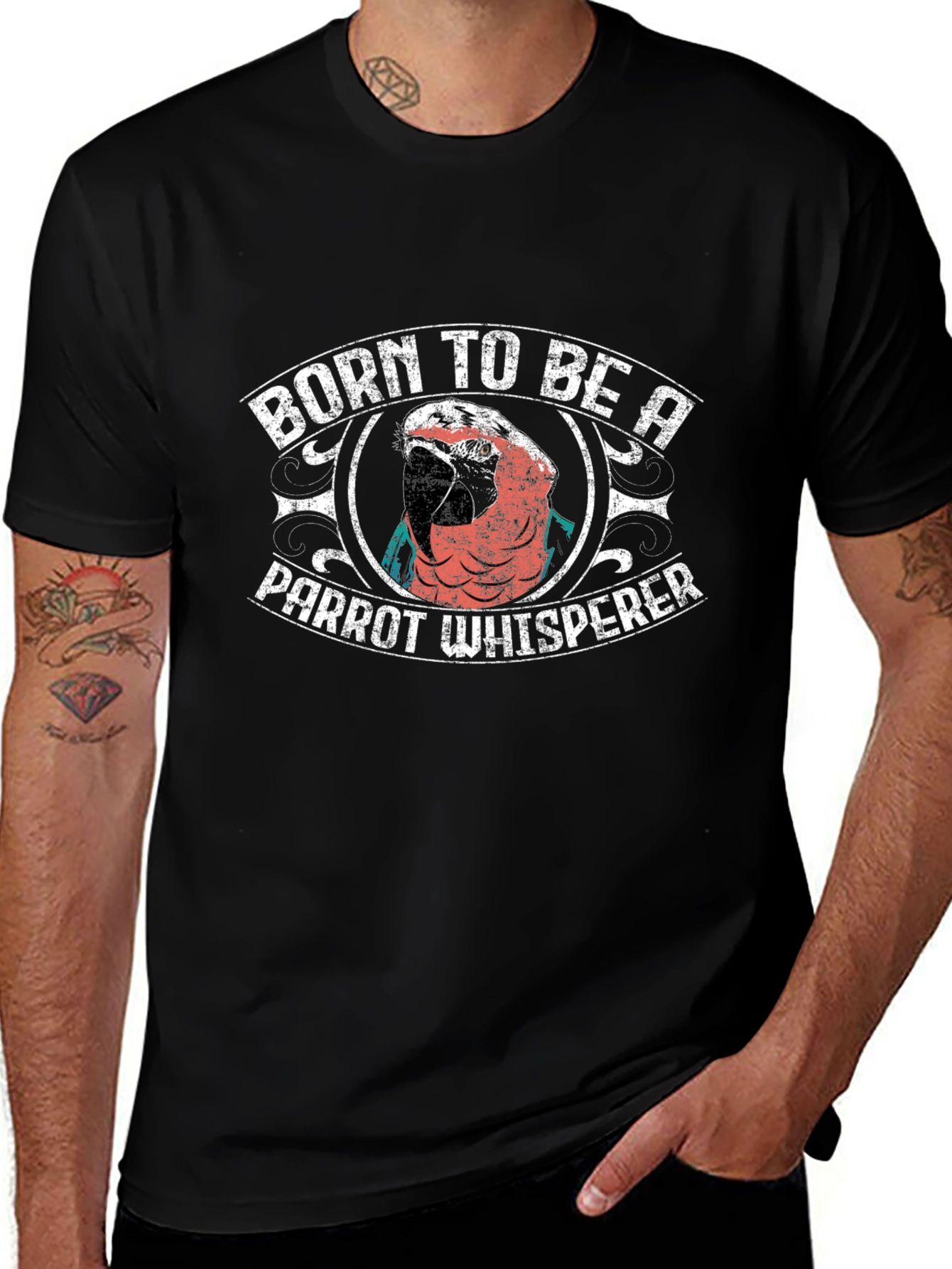 Born to Be a Parrot Whisperer T-Shirt