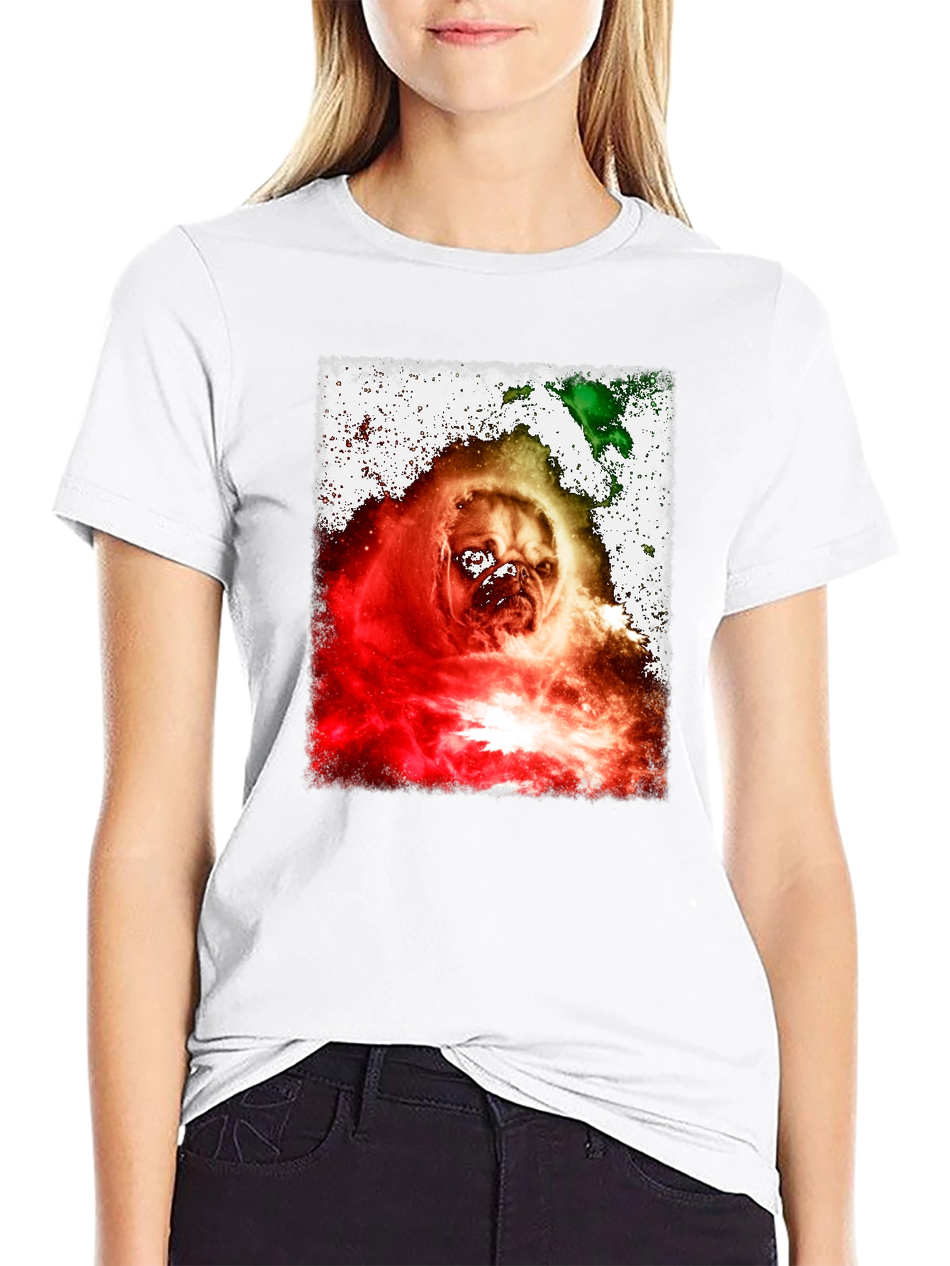 Pug Galaxy T-Shirt - Unique Graphic Tee