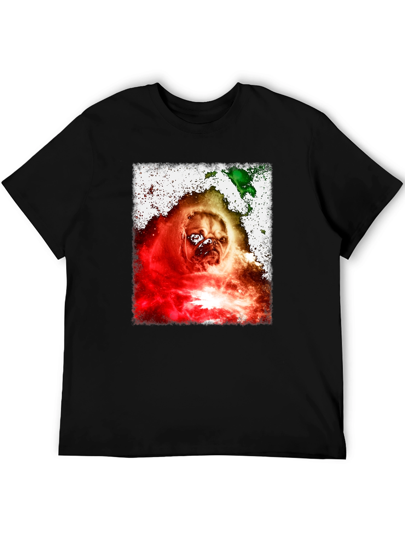 Pug Galaxy T-Shirt - Unique Graphic Tee
