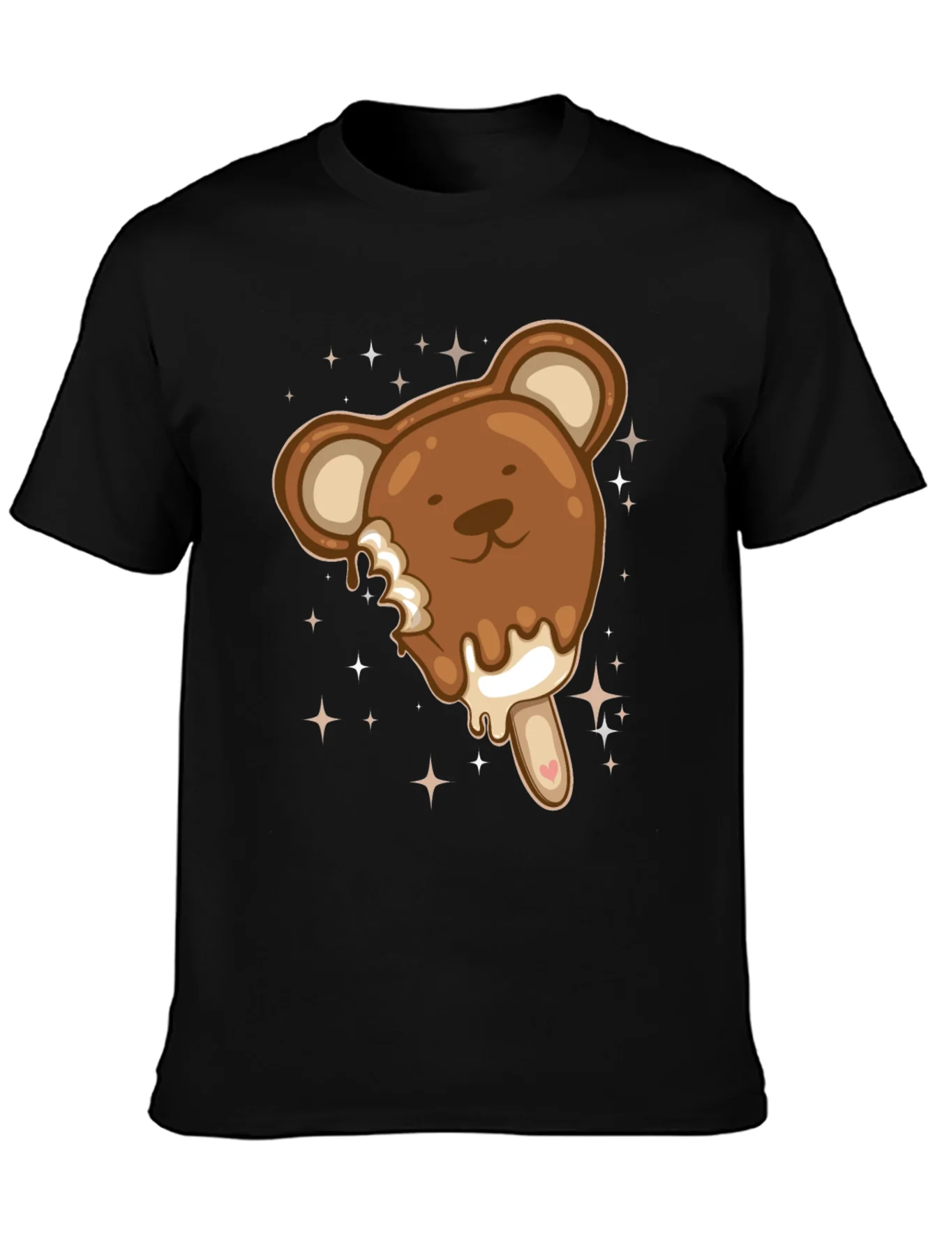 Bear Ice Cream Graphic T-Shirt
