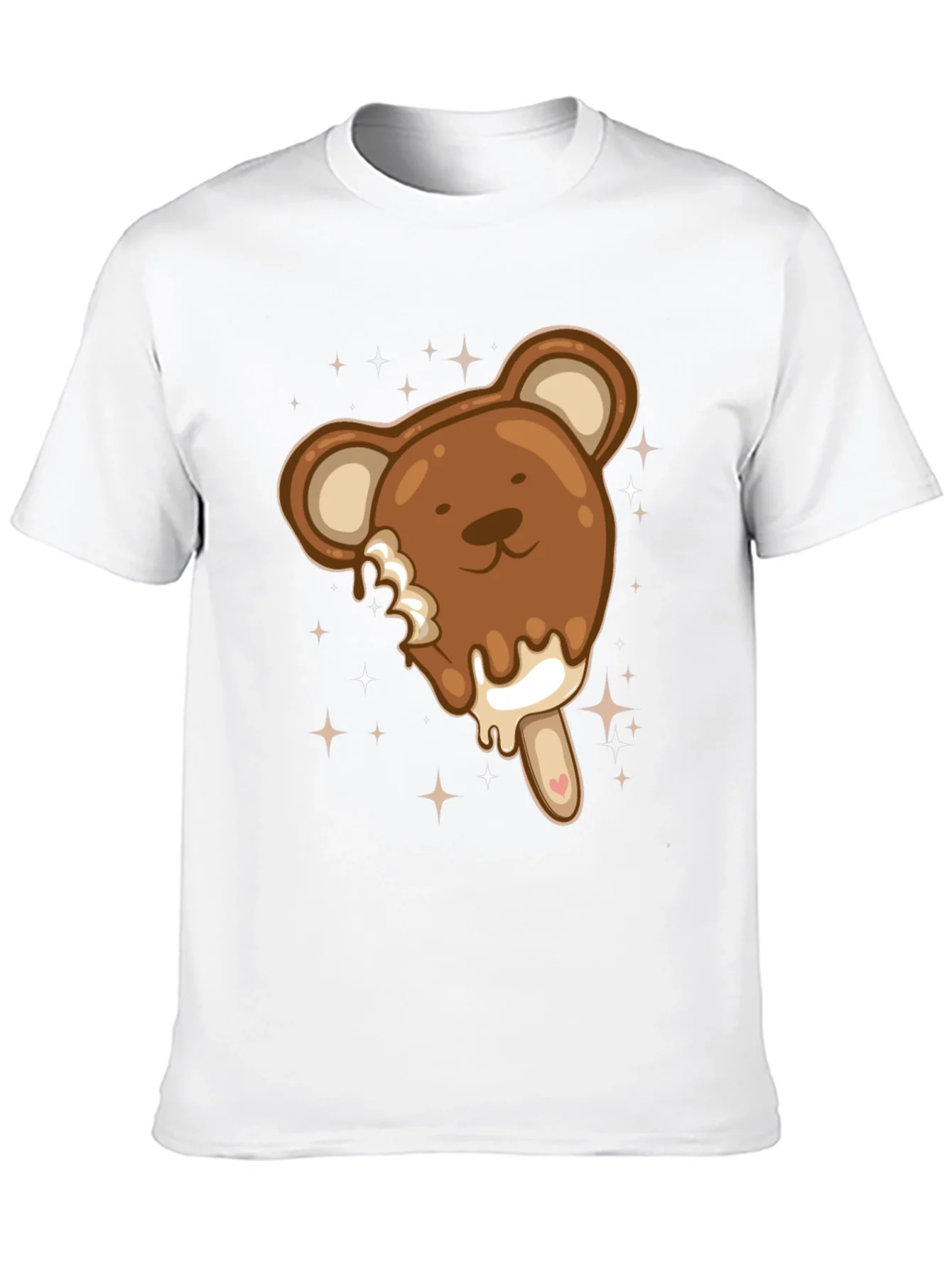 Bear Ice Cream Graphic T-Shirt