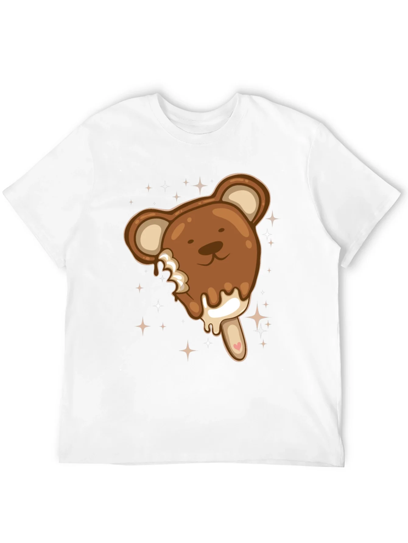 Bear Ice Cream Graphic T-Shirt