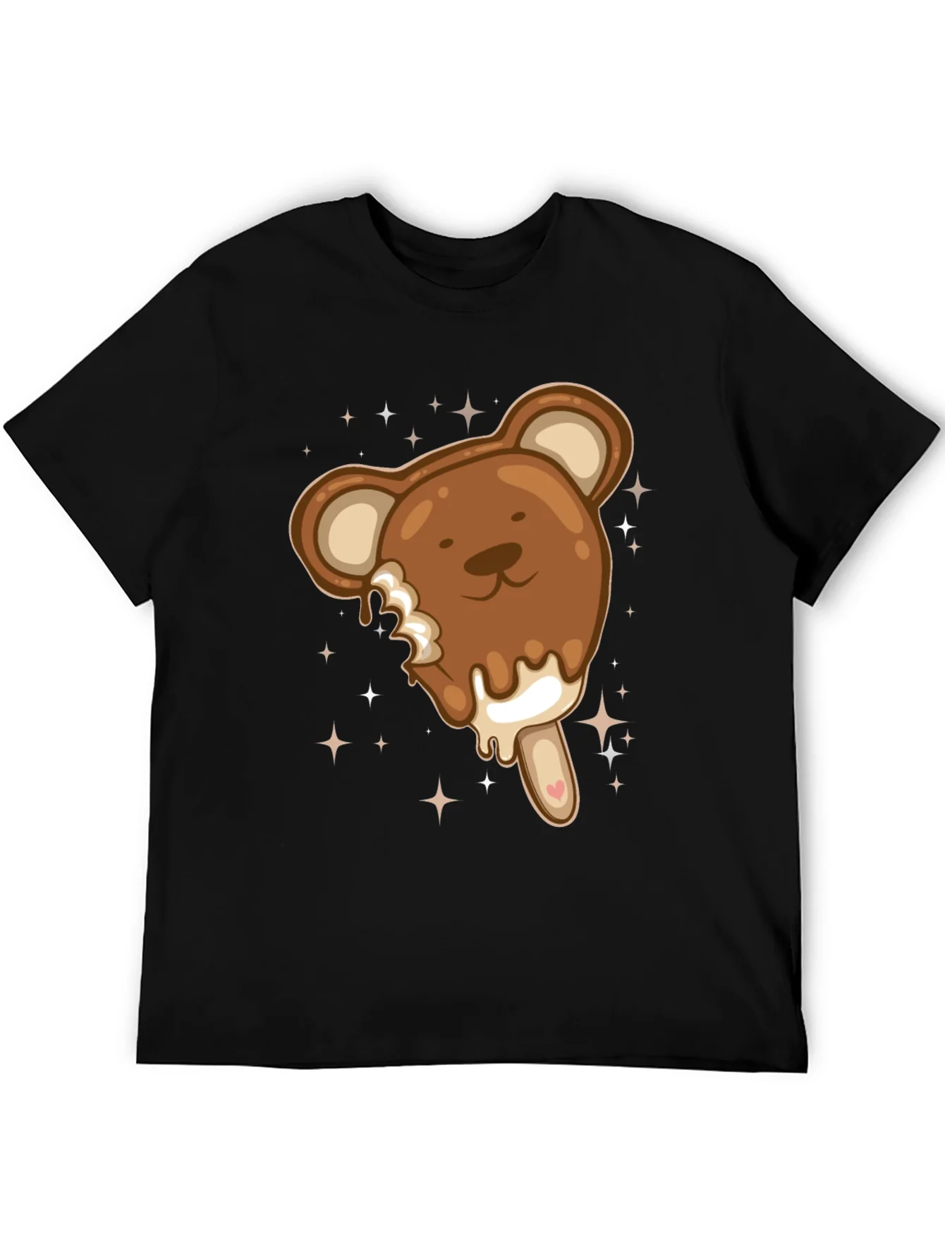 Bear Ice Cream Graphic T-Shirt