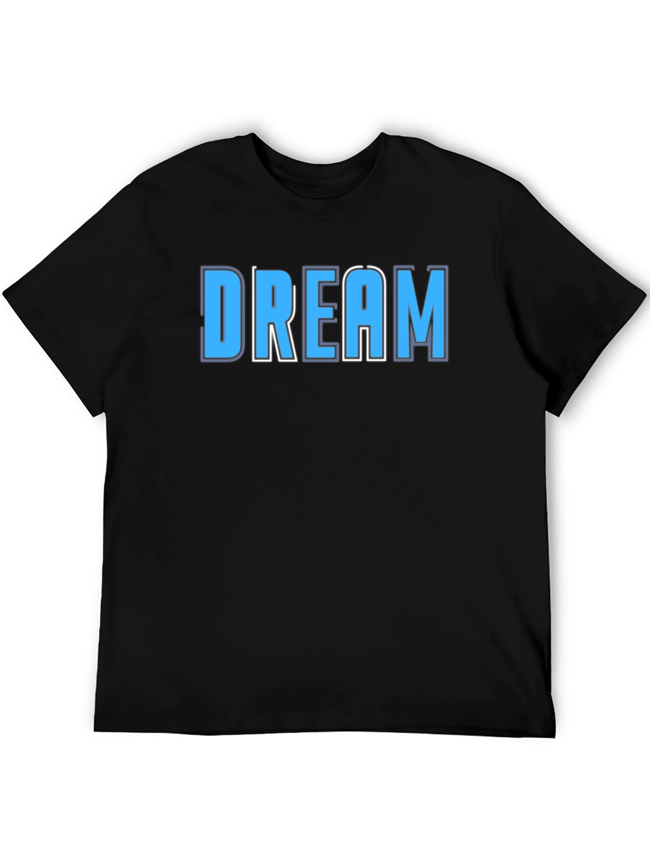 Dream Graphic Print Black T-Shirt
