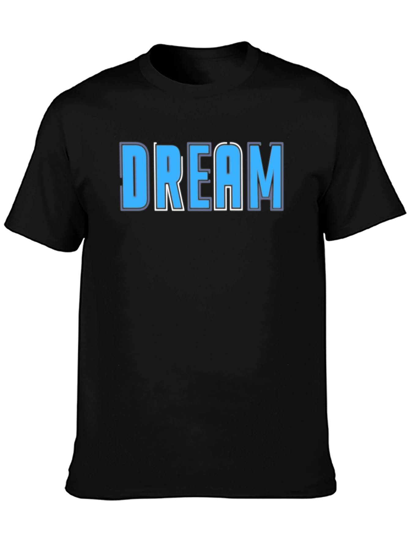 Dream Graphic Print Black T-Shirt