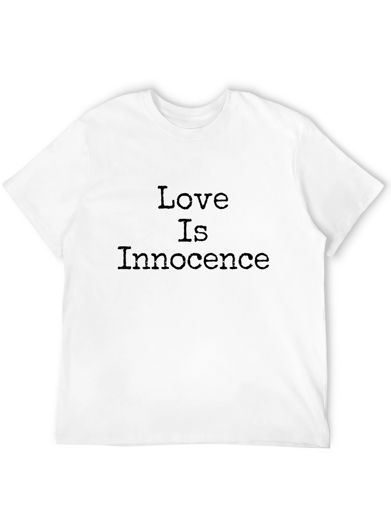 Love Is Innocence Black T-Shirt