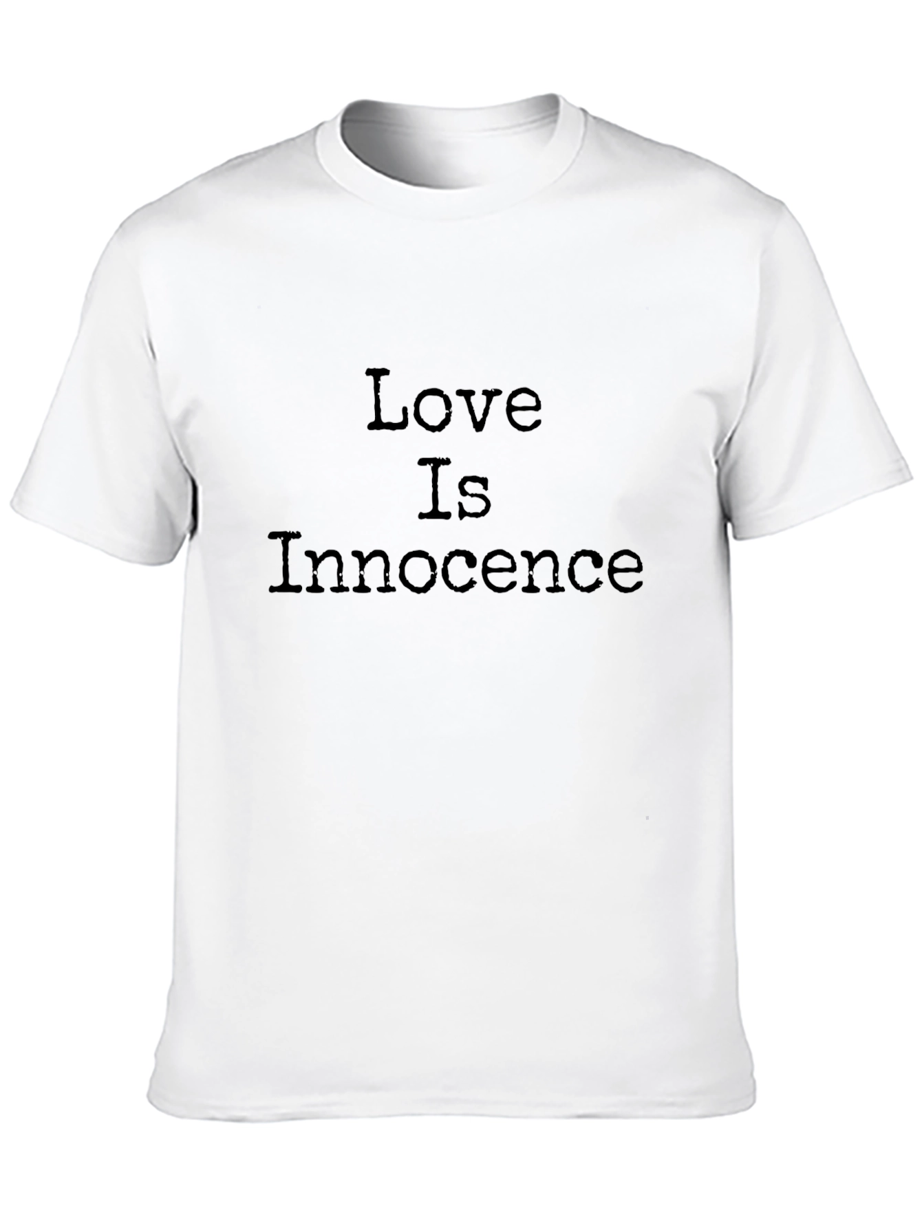 Love Is Innocence Black T-Shirt