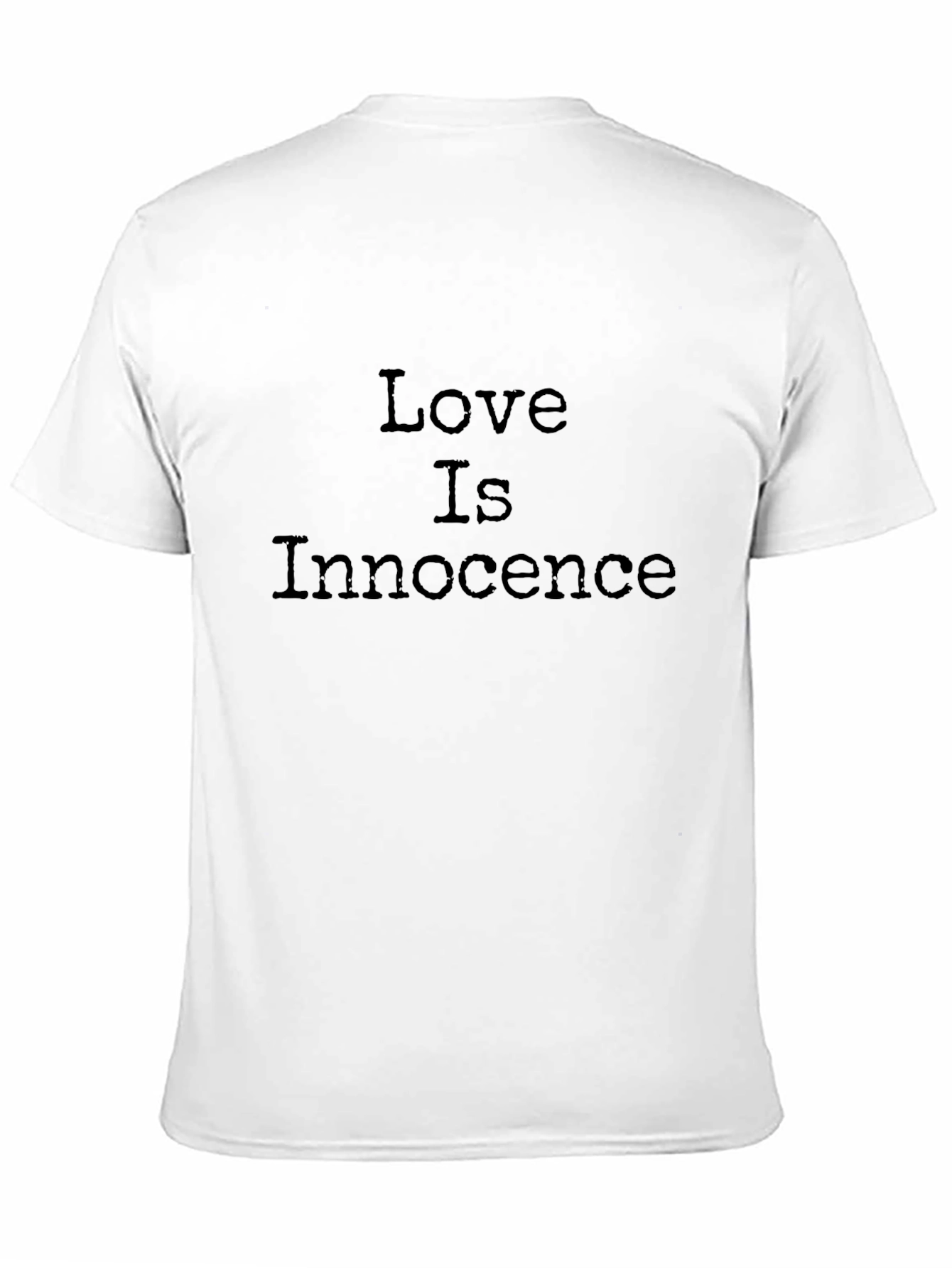 Love Is Innocence Black T-Shirt