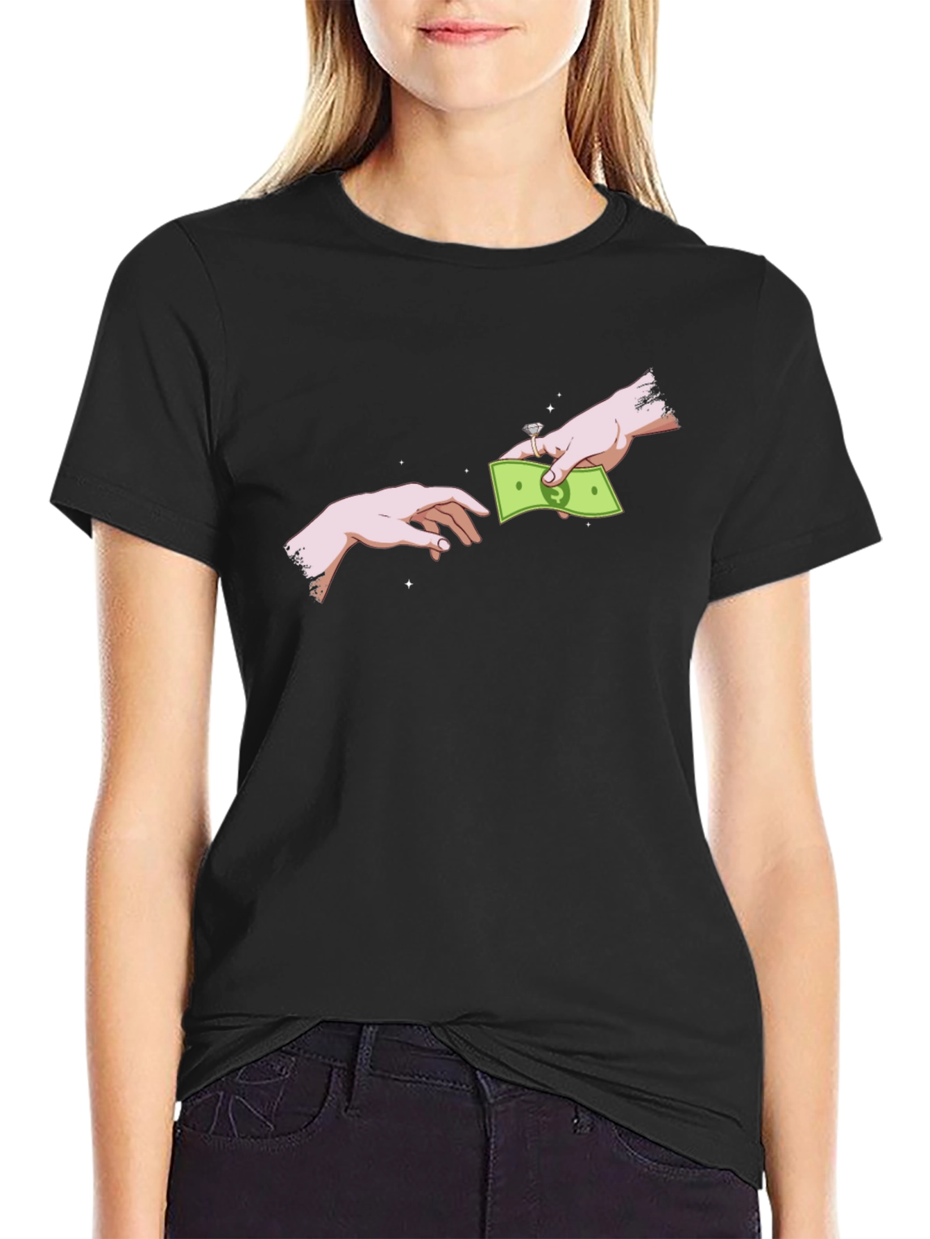 Money Creation Black T-Shirt