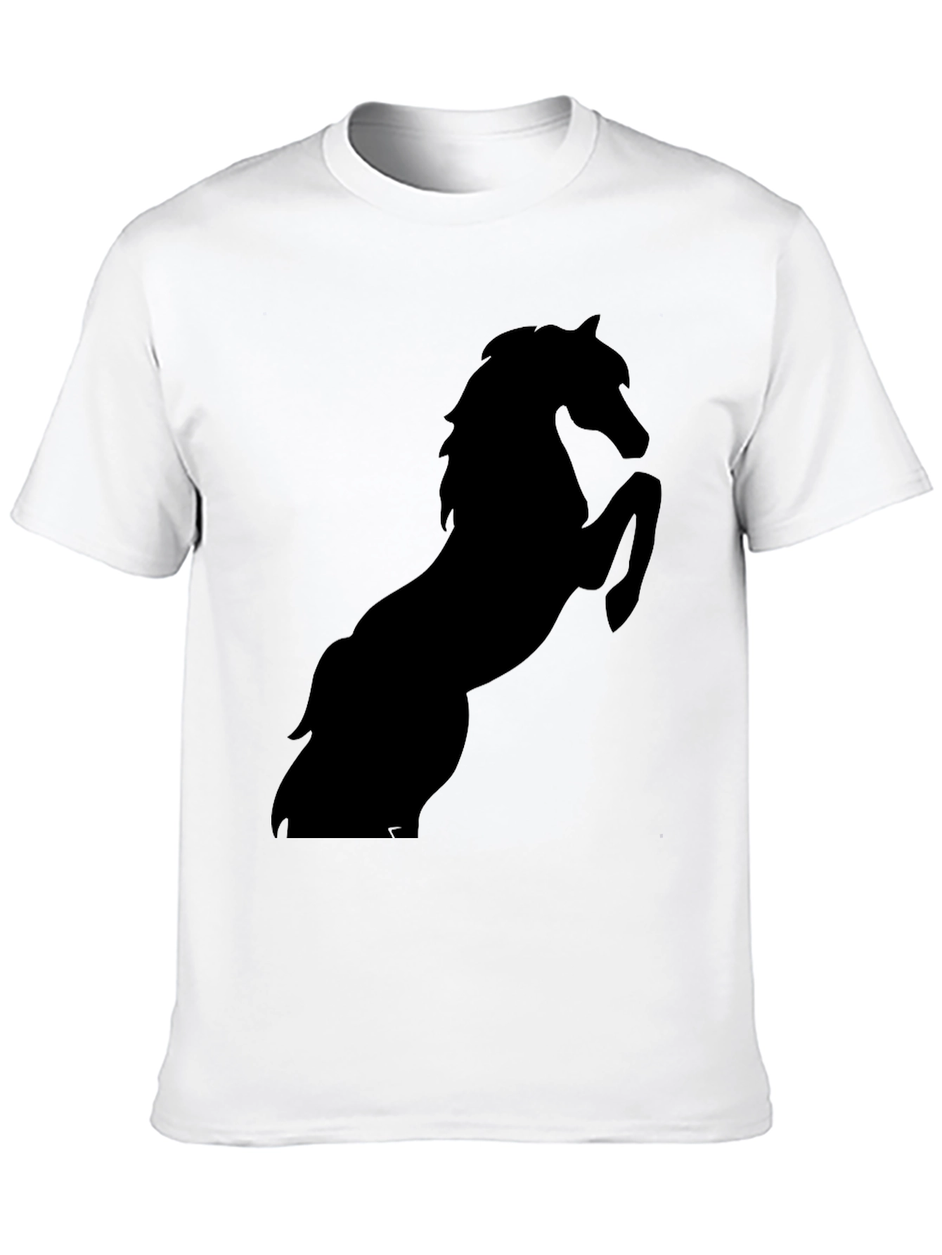 Black Horse Silhouette Graphic Tee