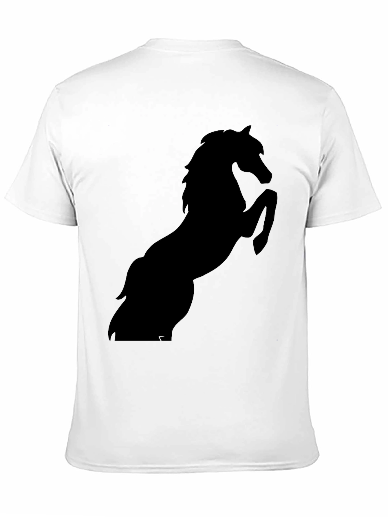 Black Horse Silhouette Graphic Tee