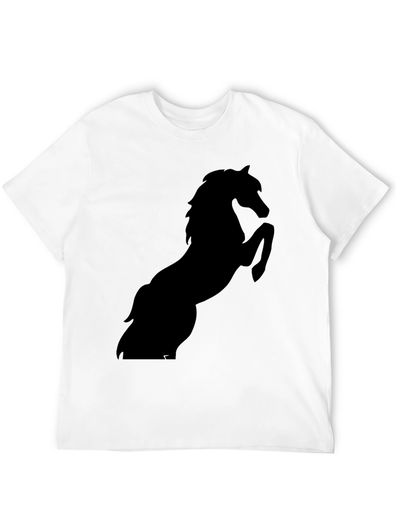 Black Horse Silhouette Graphic Tee