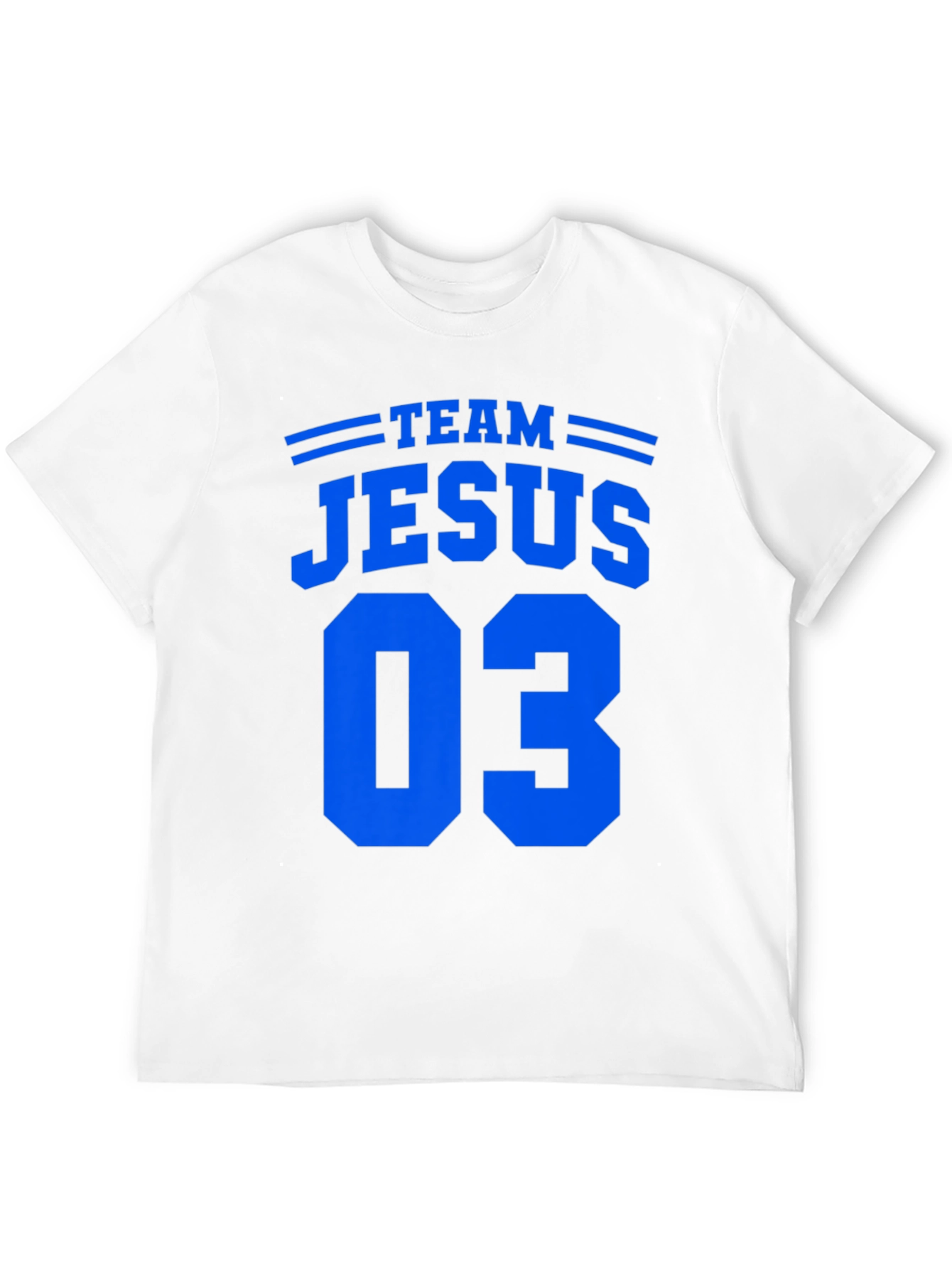 Team Jesus 03 Black Graphic T-Shirt