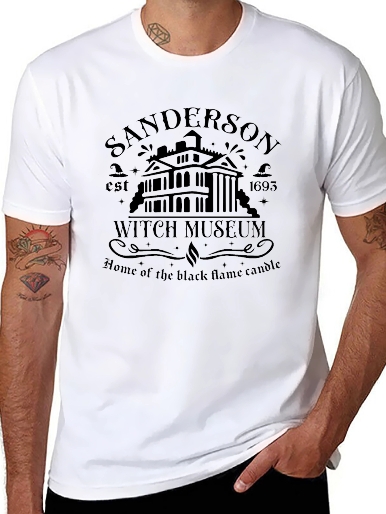 Sanderson Witch Museum Black T-Shirt