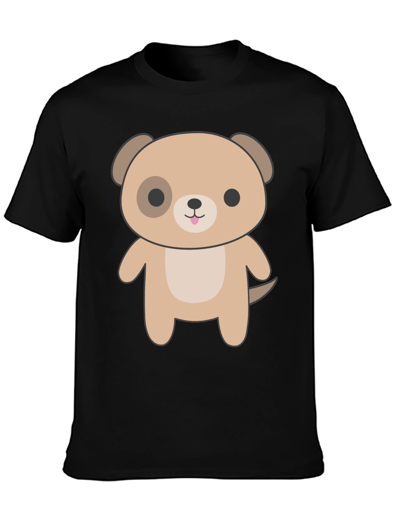 Cute Cartoon Dog Graphic T-Shirt - Unisex
