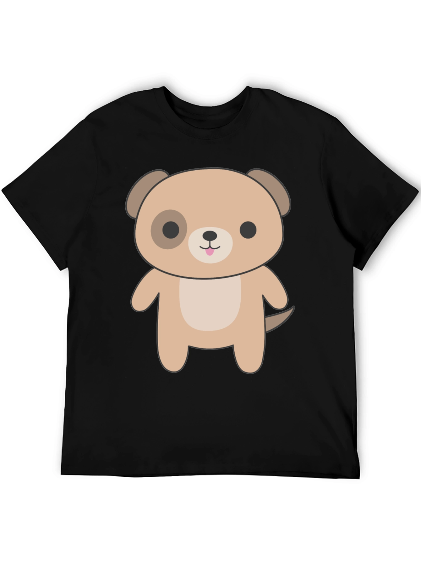 Cute Cartoon Dog Graphic T-Shirt - Unisex