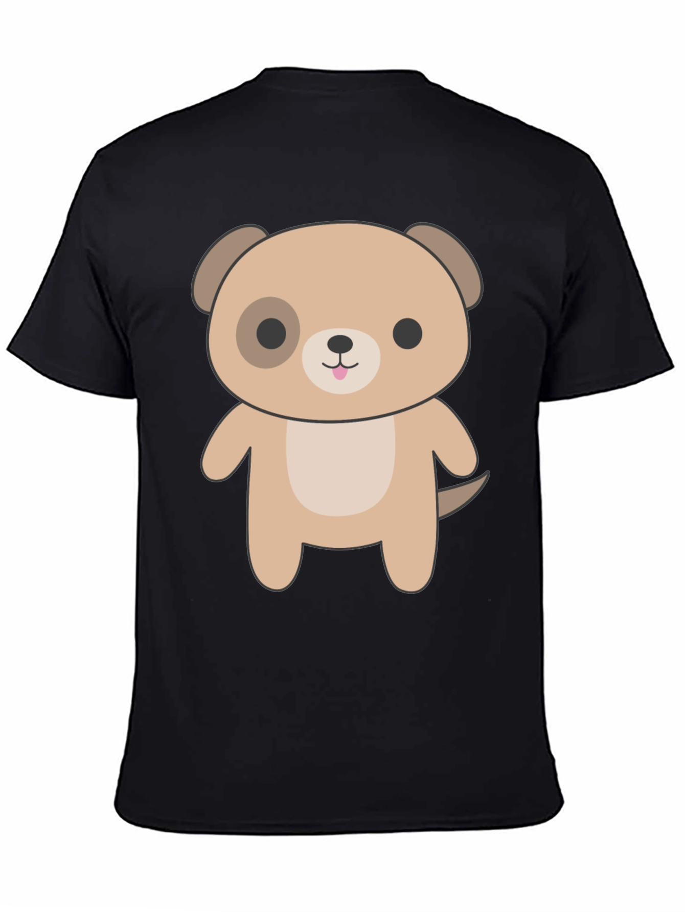 Cute Cartoon Dog Graphic T-Shirt - Unisex