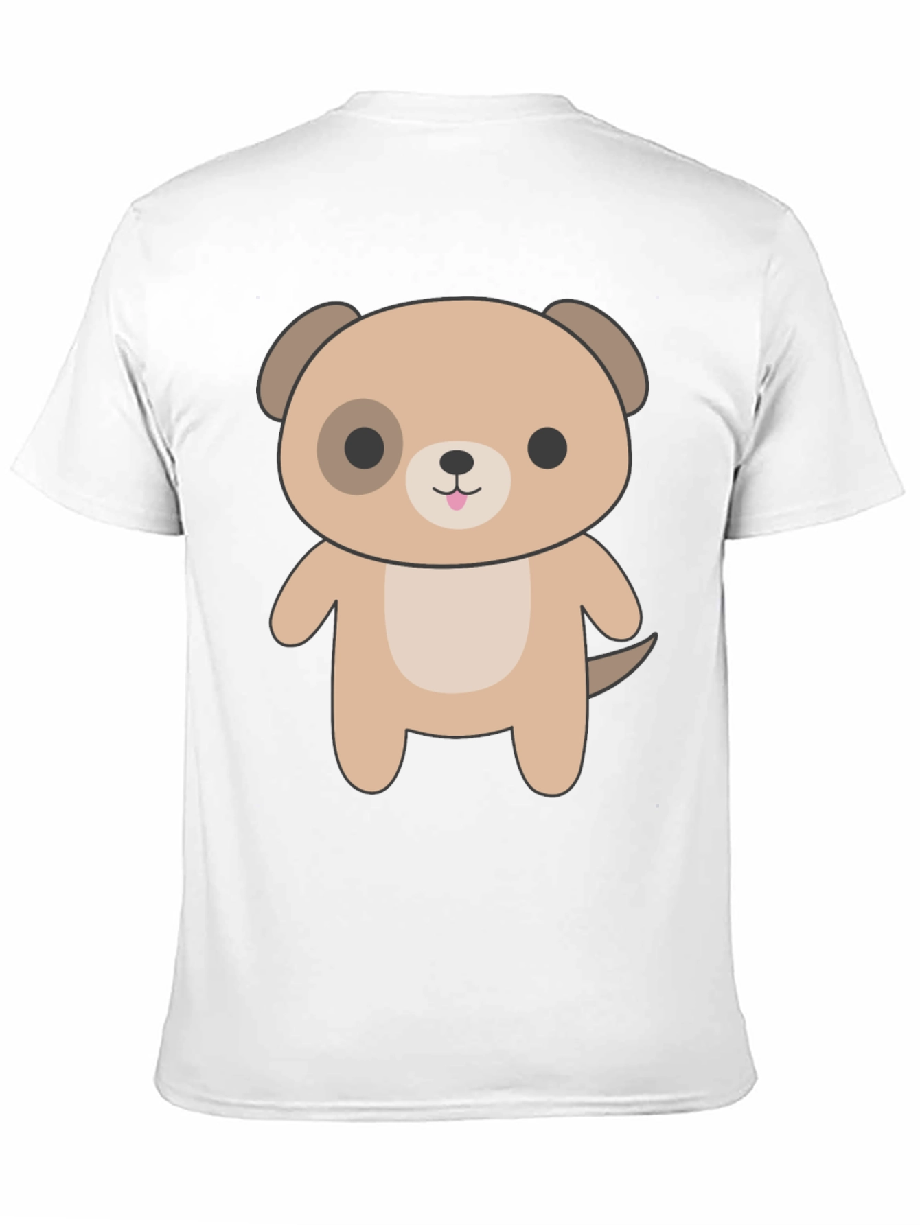 Cute Cartoon Dog Graphic T-Shirt - Unisex