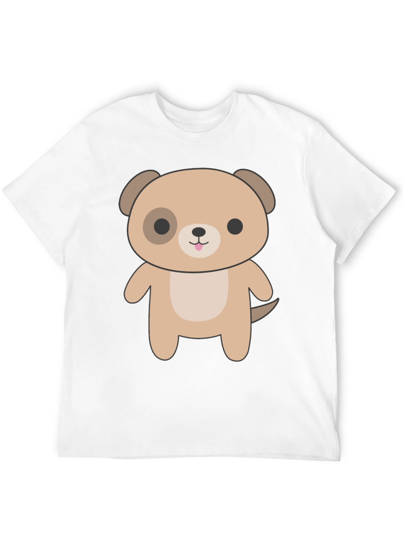 Cute Cartoon Dog Graphic T-Shirt - Unisex