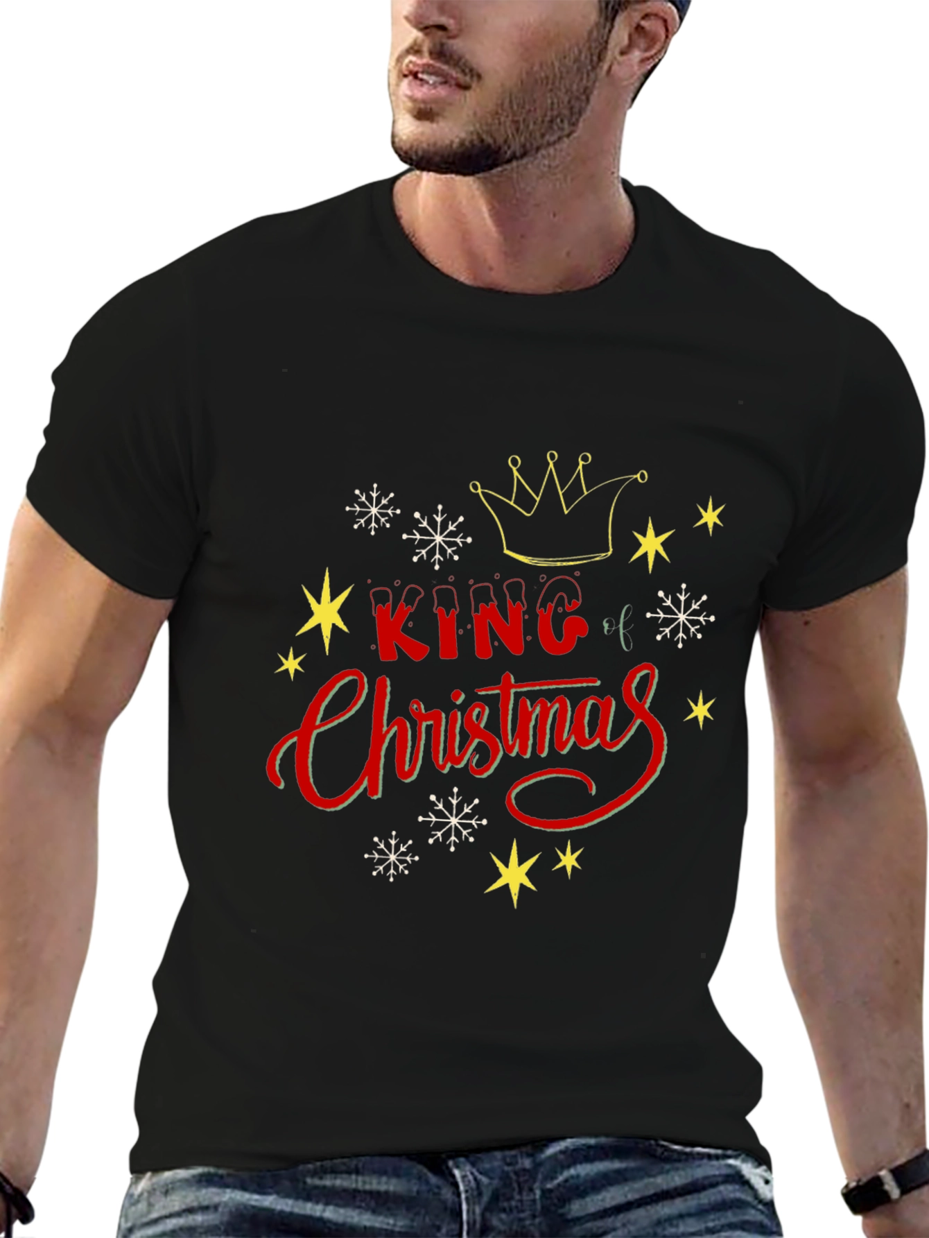 King Christmas Graphic Tee - Holiday Style