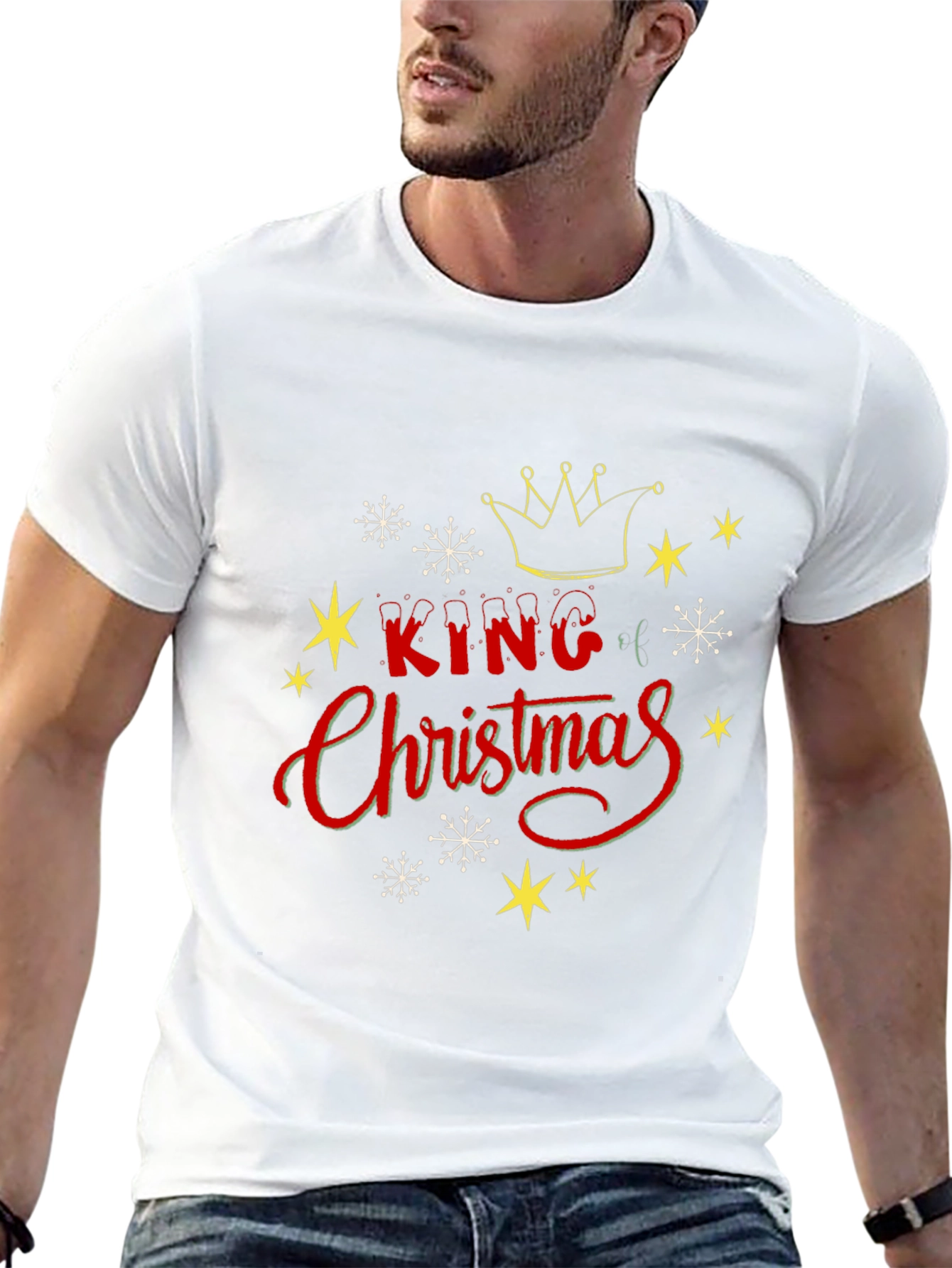 King Christmas Graphic Tee - Holiday Style