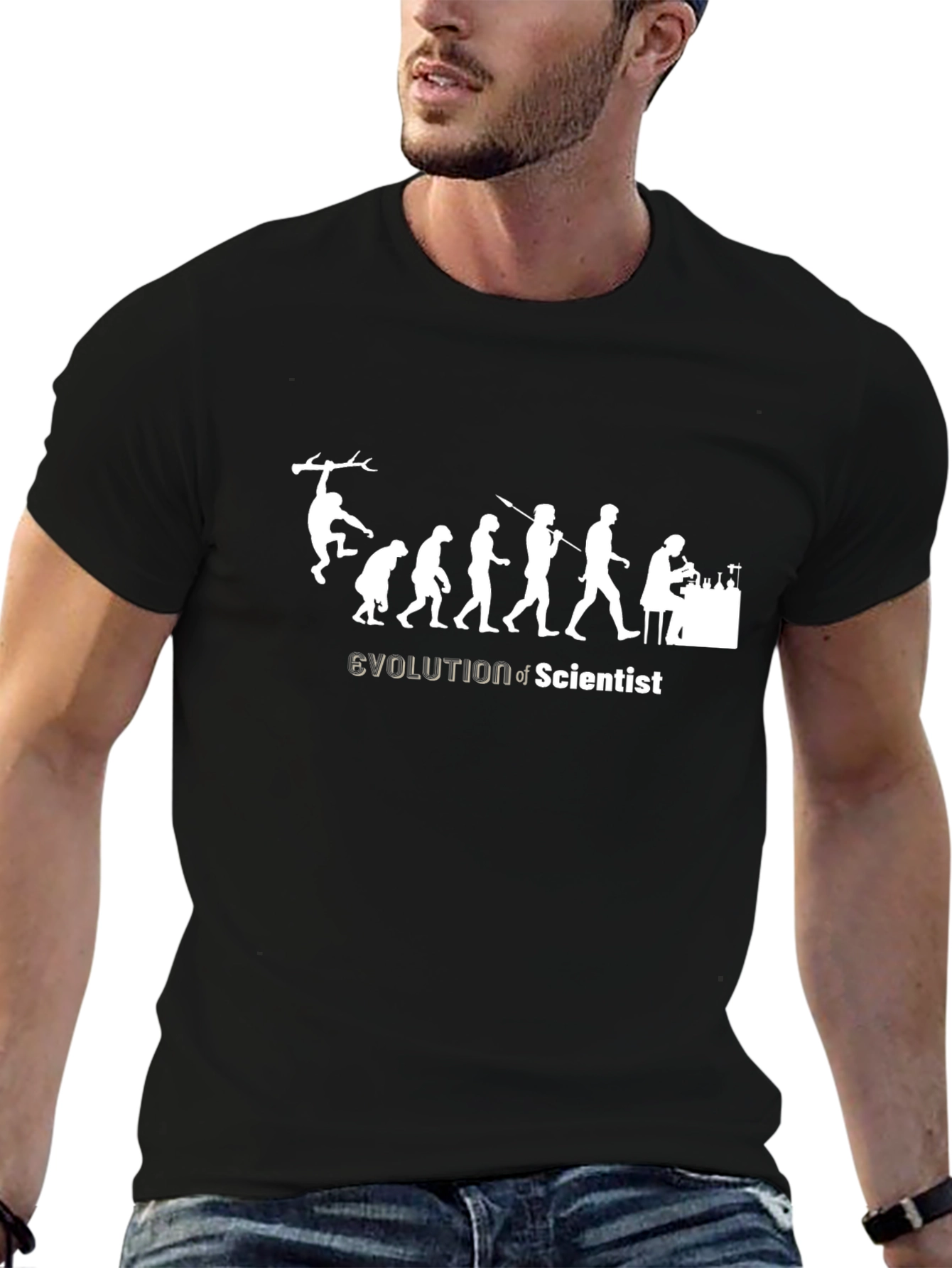 Evolution of a Scientist Graphic T-Shirt