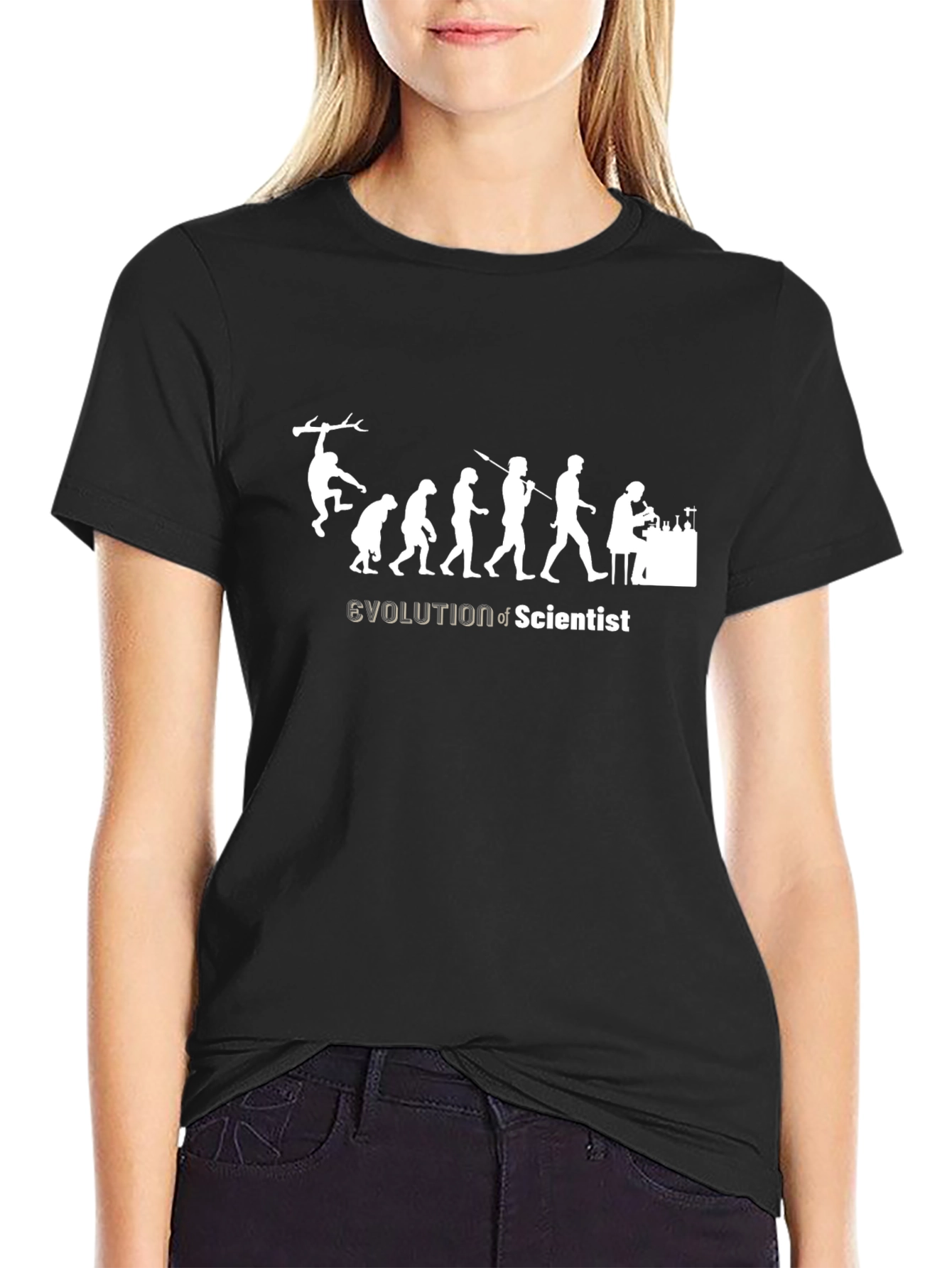 Evolution of a Scientist Graphic T-Shirt