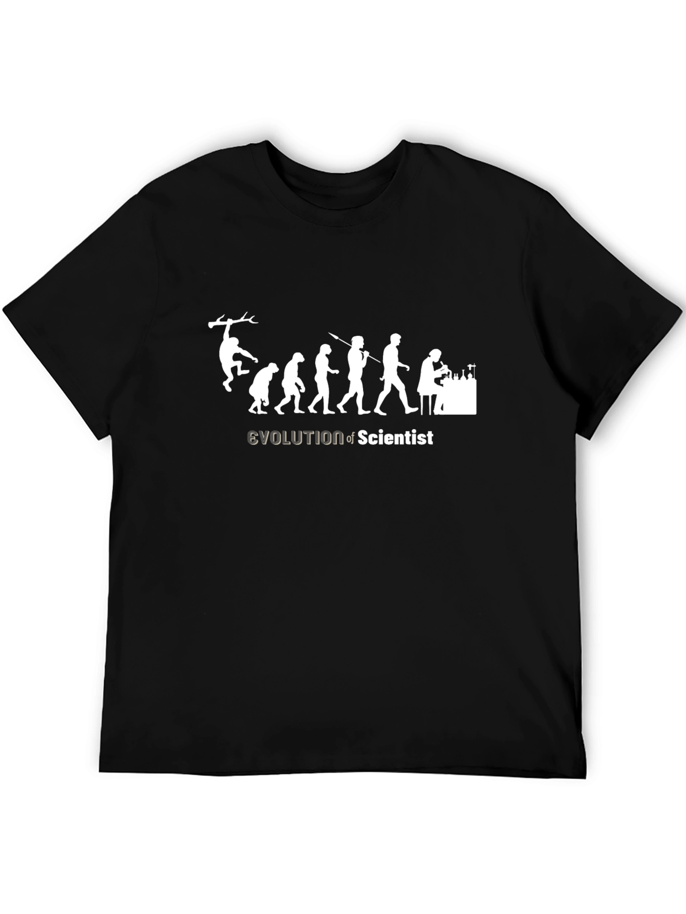 Evolution of a Scientist Graphic T-Shirt