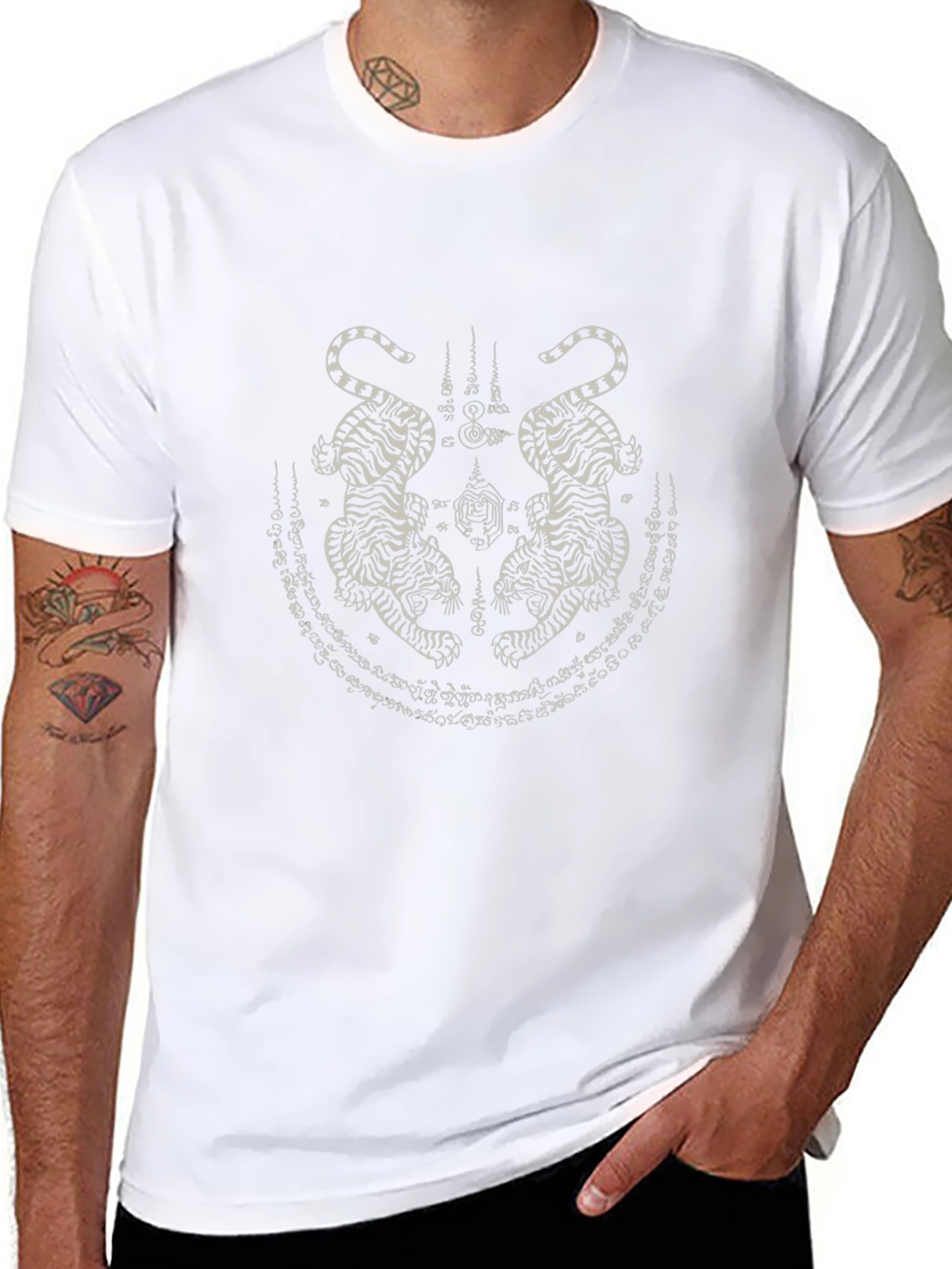 Black Tiger Graphic T-Shirt
