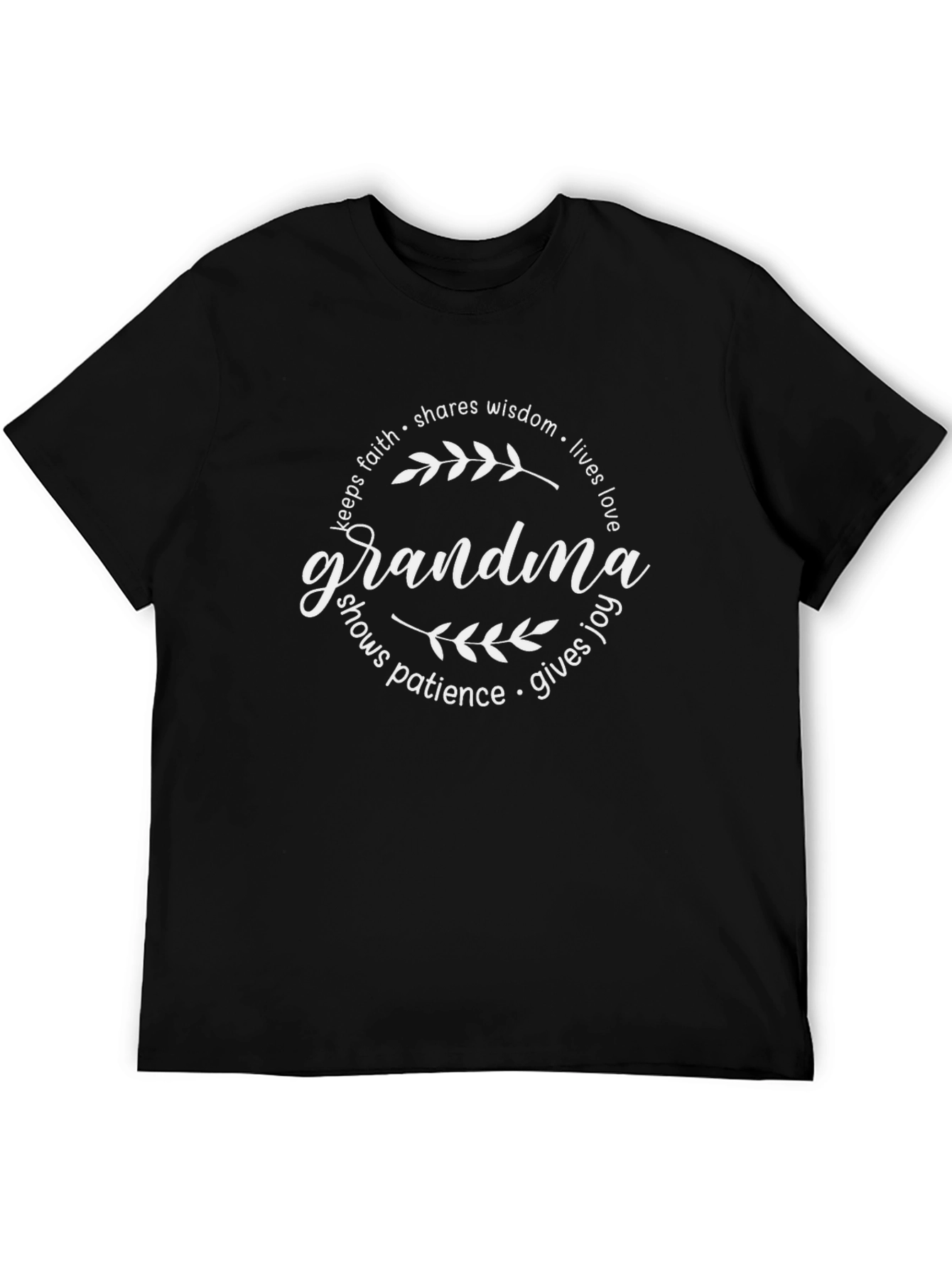 Grandma Love T-Shirt - Keeps Faith Shares Wisdom