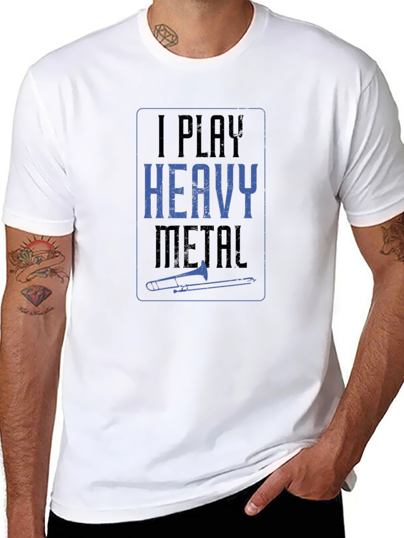 Heavy Metal Trombone Player T-Shirt