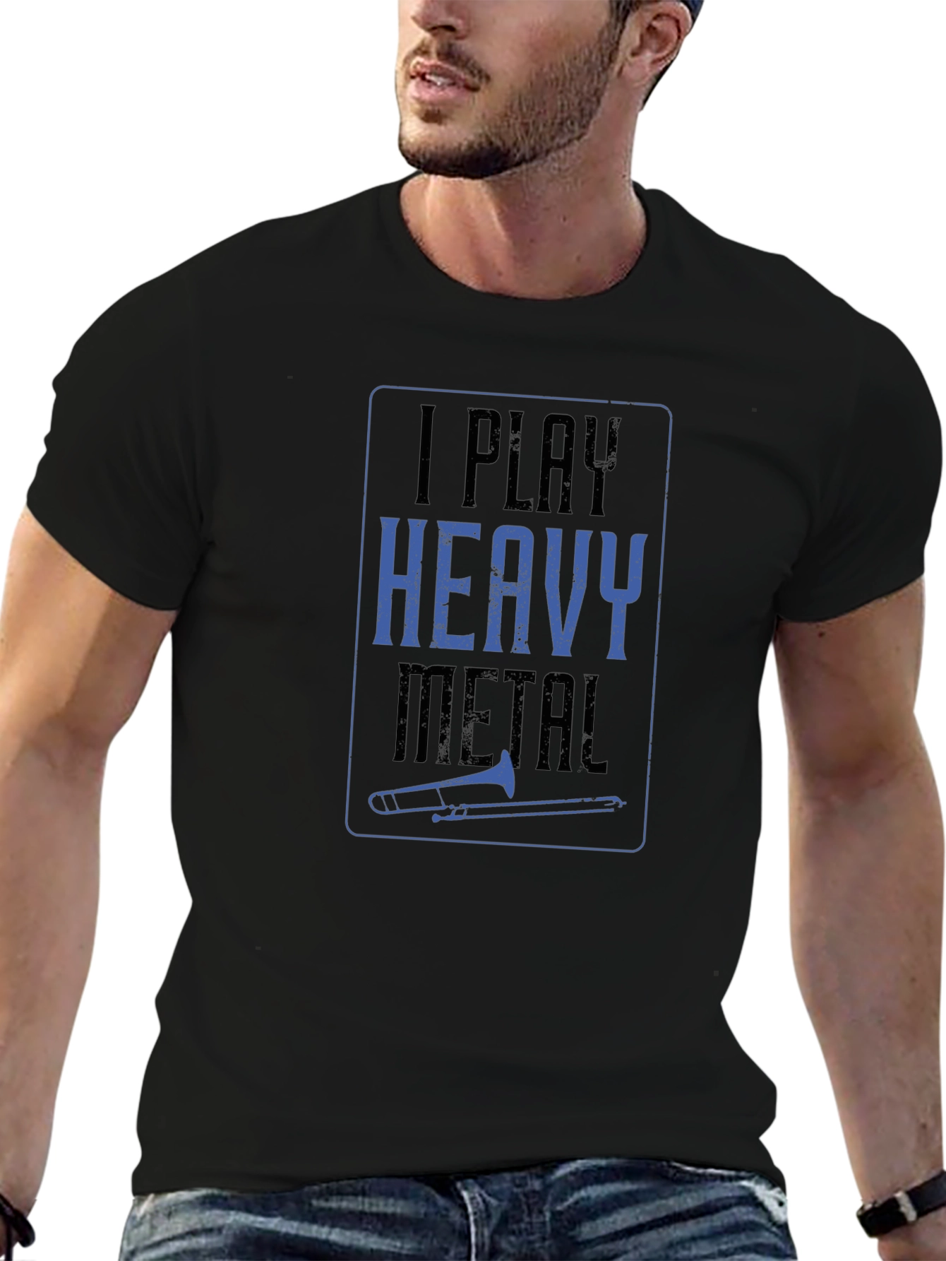 Heavy Metal Trombone Player T-Shirt