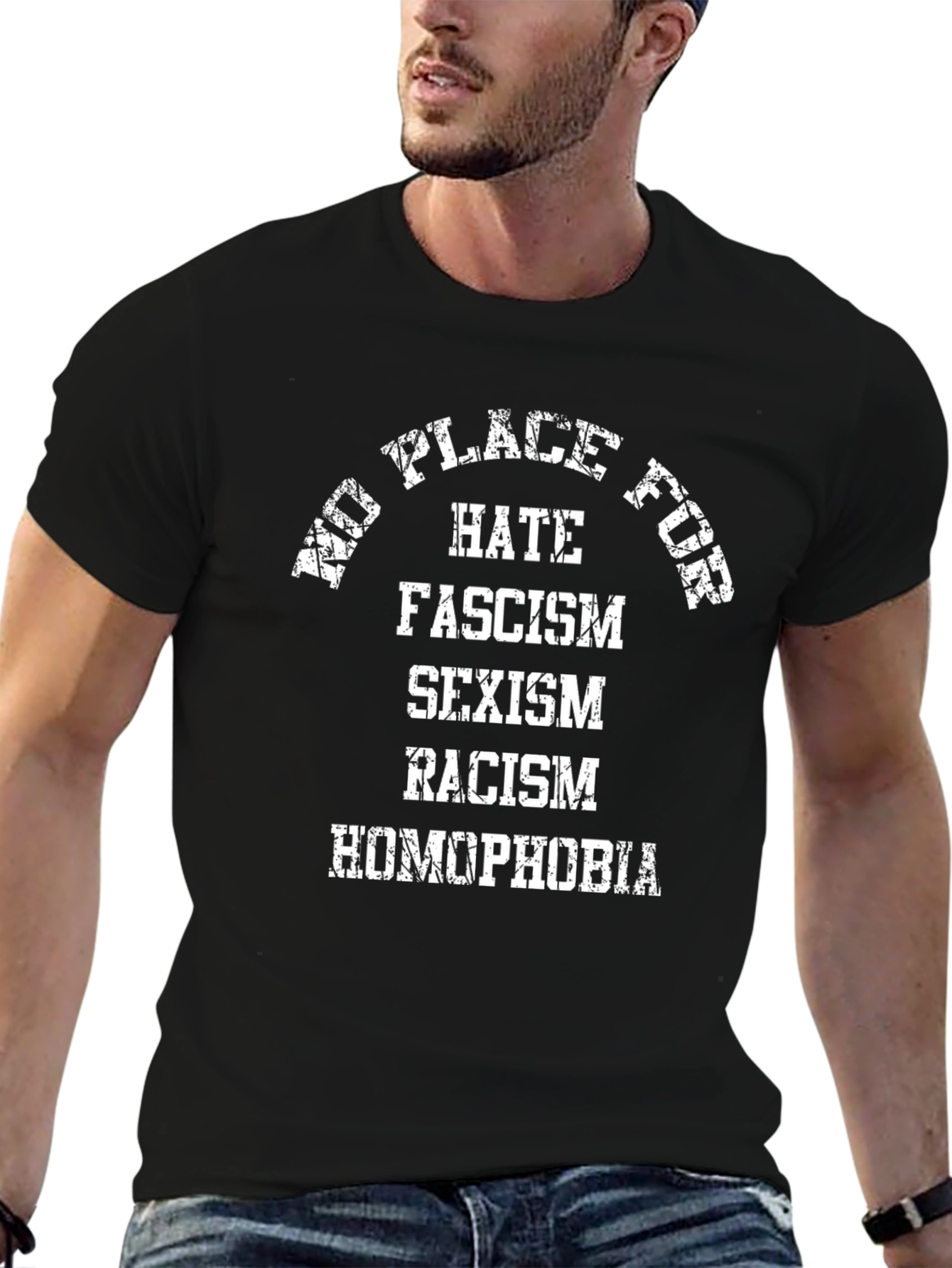 No Place For Hate Graphic T-Shirt