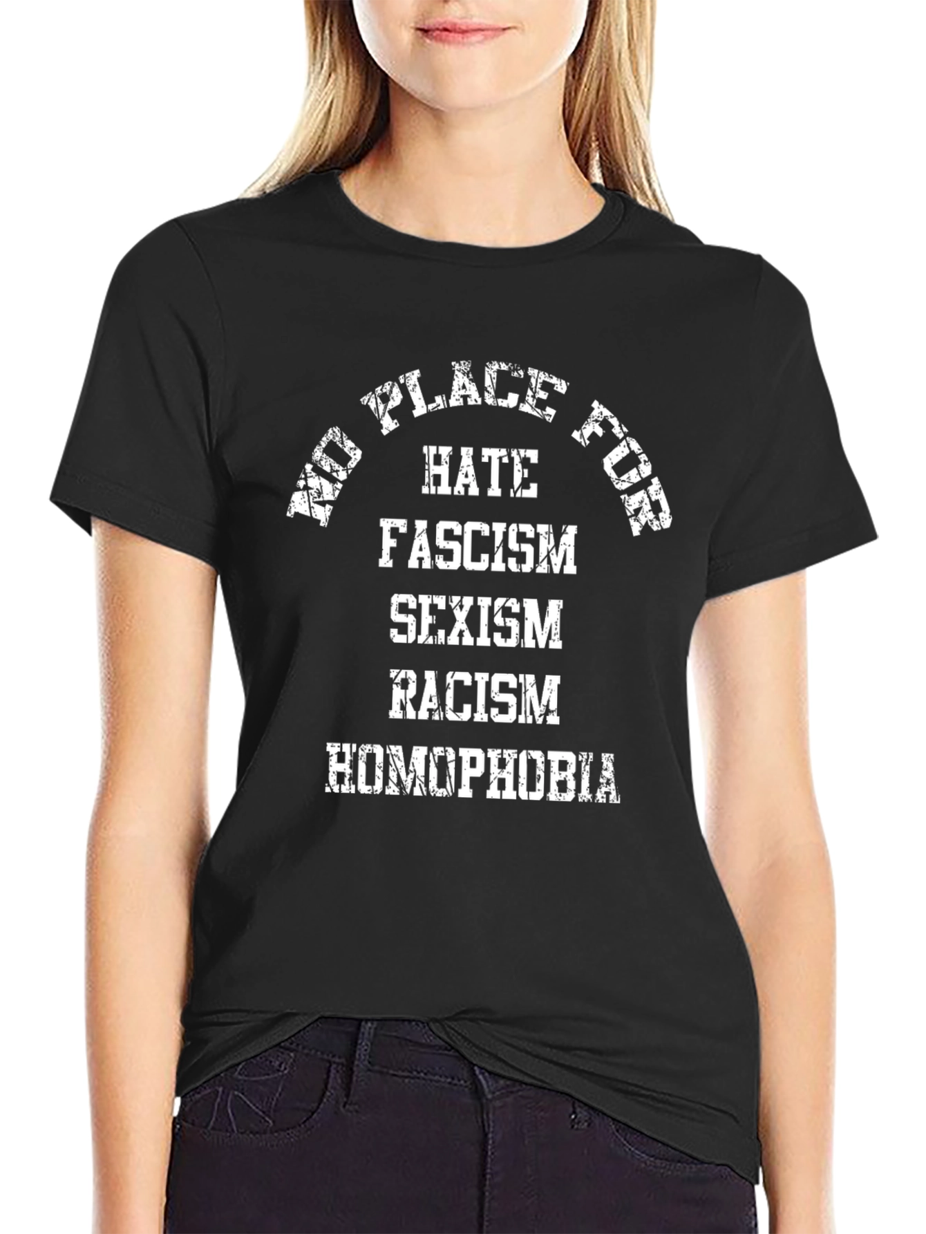 No Place For Hate Graphic T-Shirt