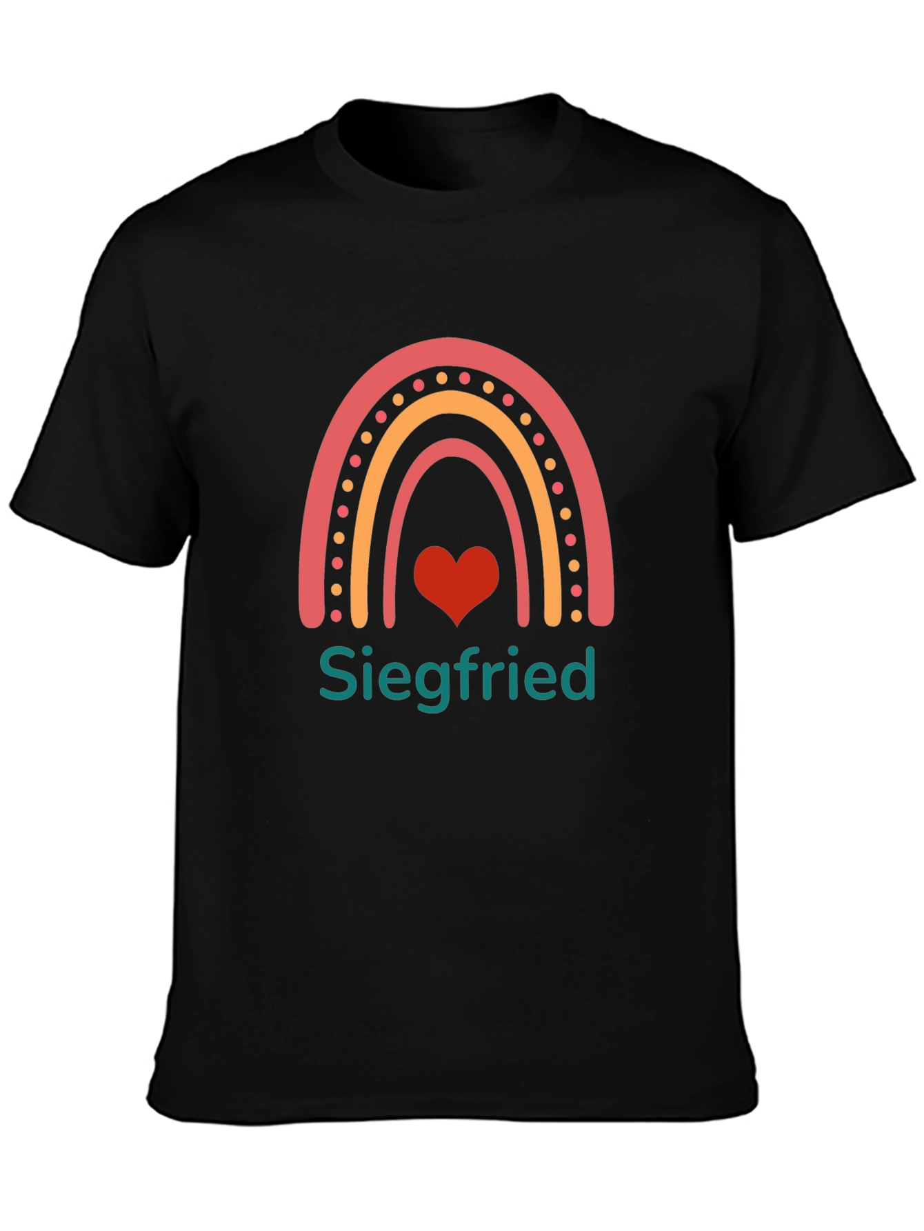 Siegfried Rainbow Heart Graphic Tee - Unisex