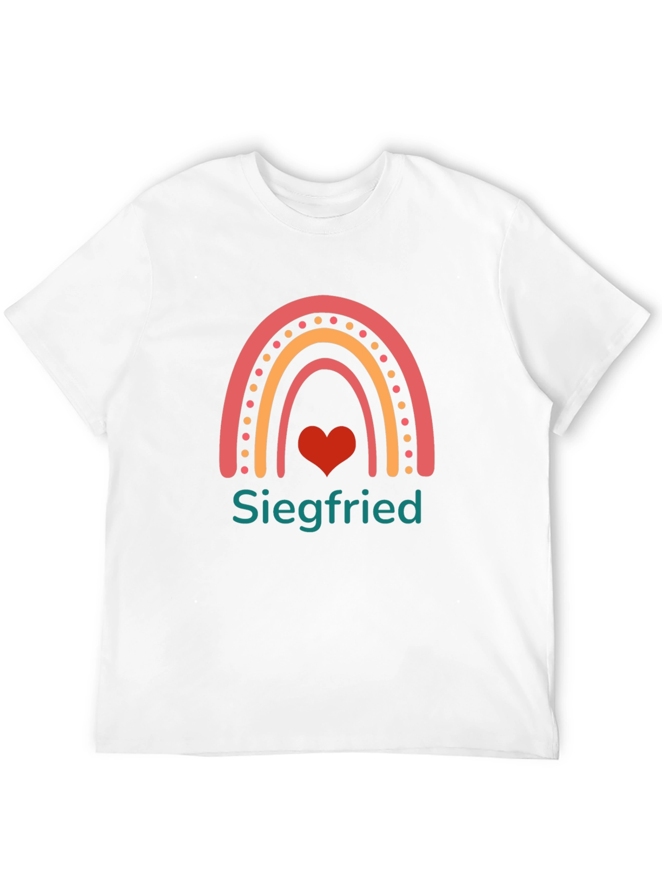Siegfried Rainbow Heart Graphic Tee - Unisex