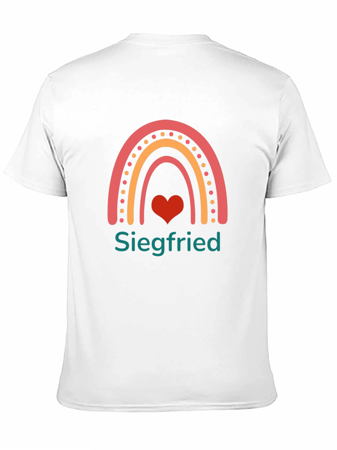 Siegfried Rainbow Heart Graphic Tee - Unisex