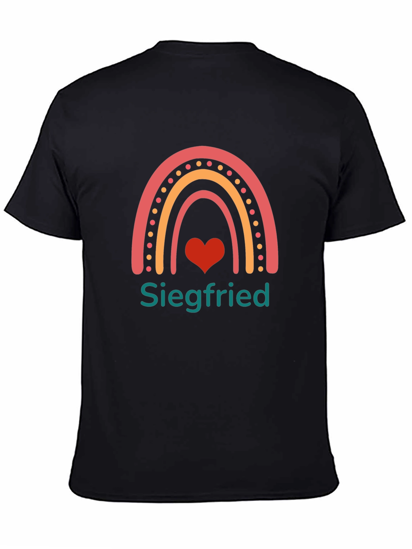 Siegfried Rainbow Heart Graphic Tee - Unisex