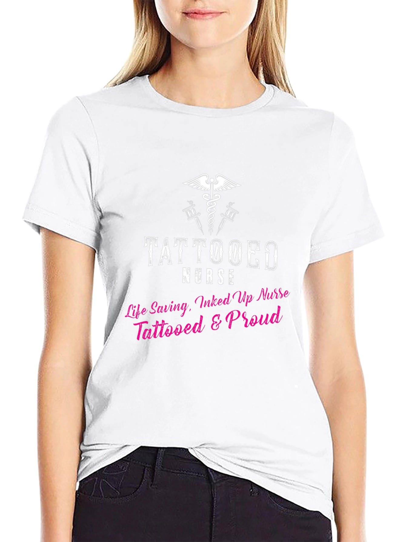 Tattooed Nurse Graphic T-Shirt