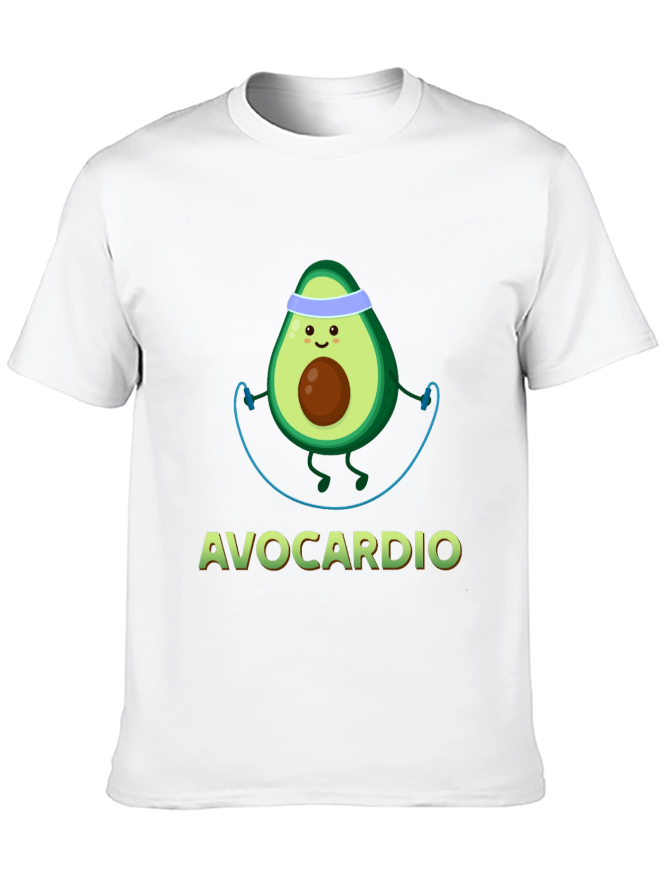 Avocardio T-Shirt: Cute Avocado Workout Tee