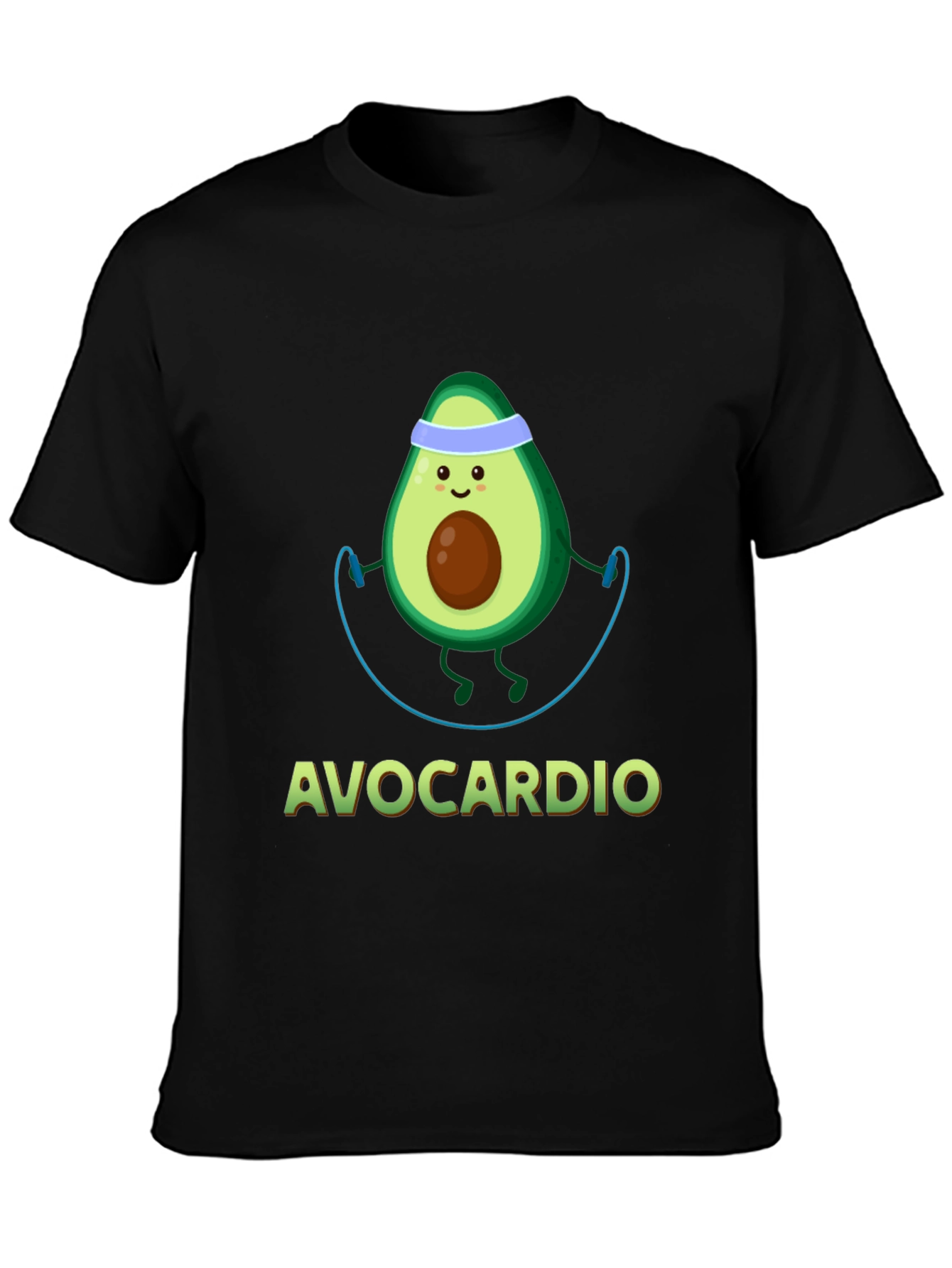 Avocardio T-Shirt: Cute Avocado Workout Tee
