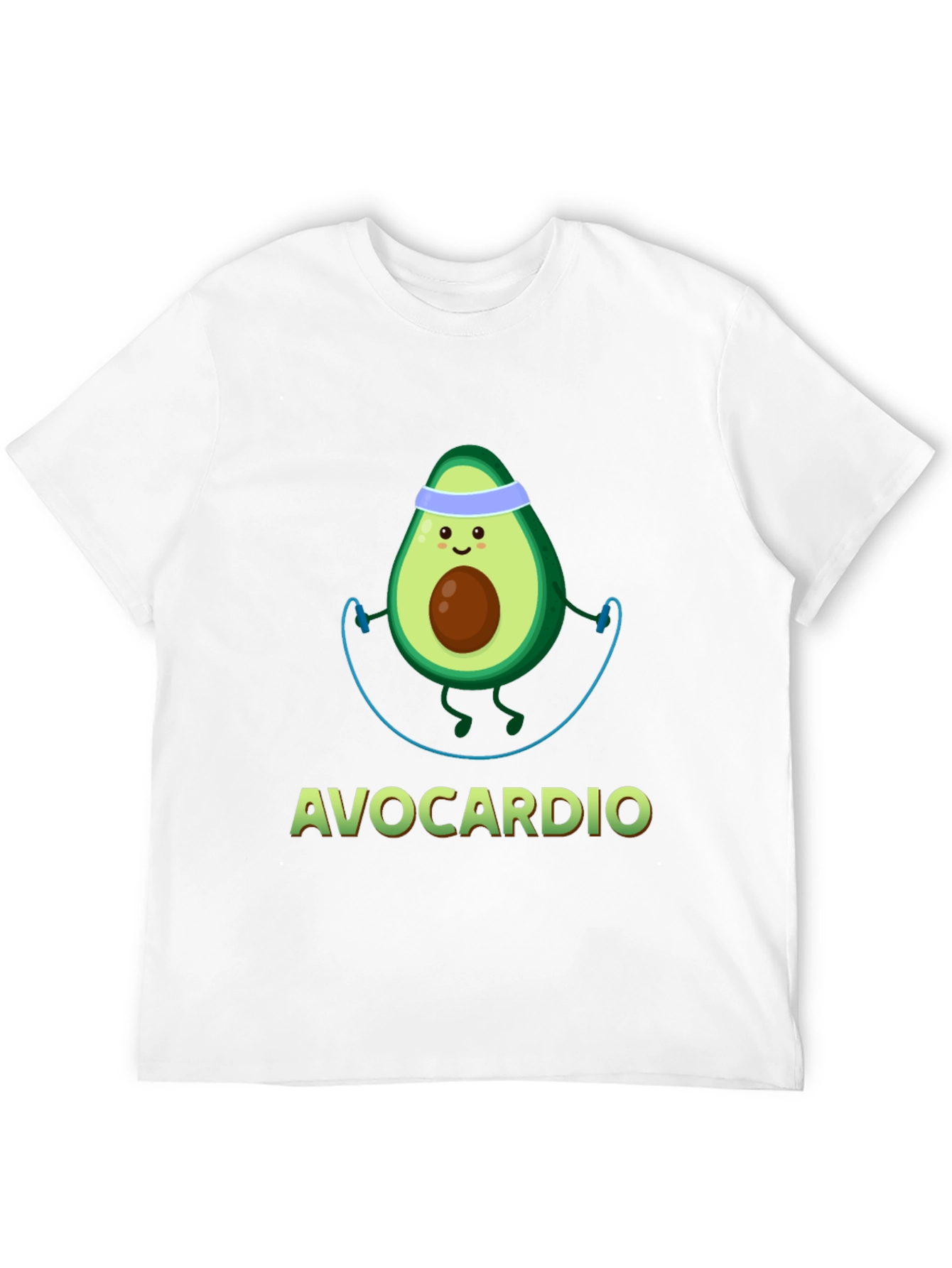 Avocardio T-Shirt: Cute Avocado Workout Tee