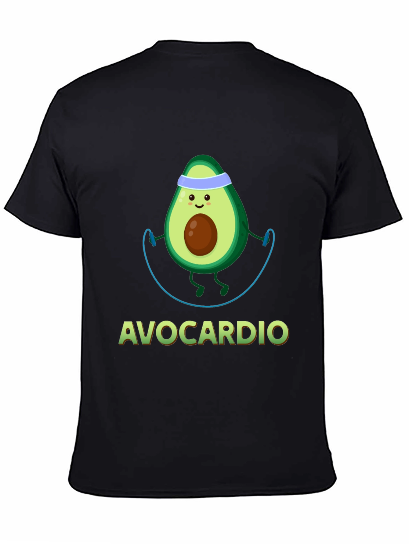Avocardio T-Shirt: Cute Avocado Workout Tee