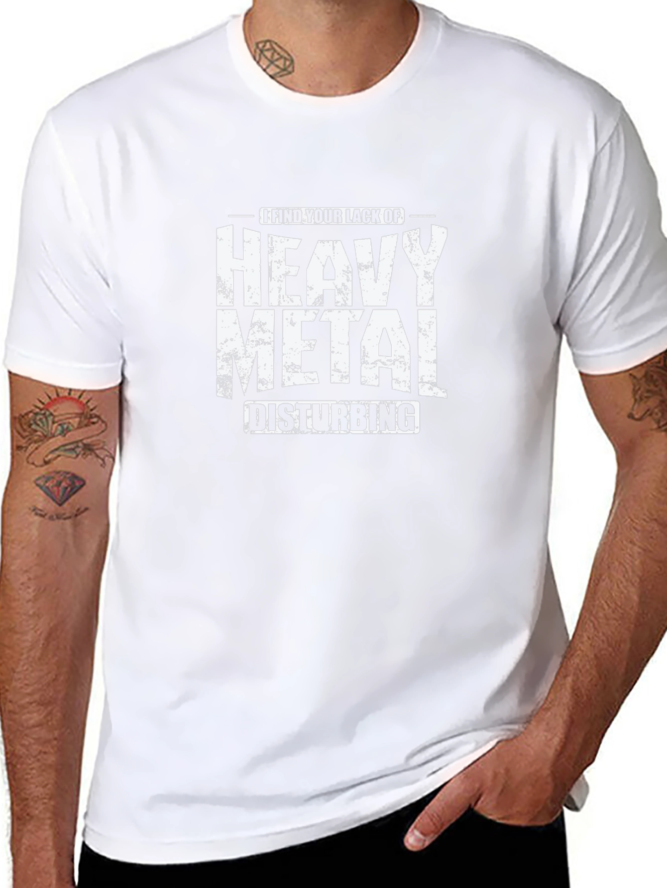 Heavy Metal Disturbing T-Shirt - Rock Fan Apparel