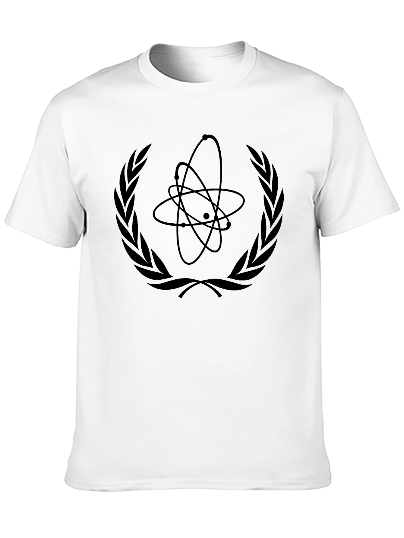 Atomic Laurel Wreath Graphic Tee - Black