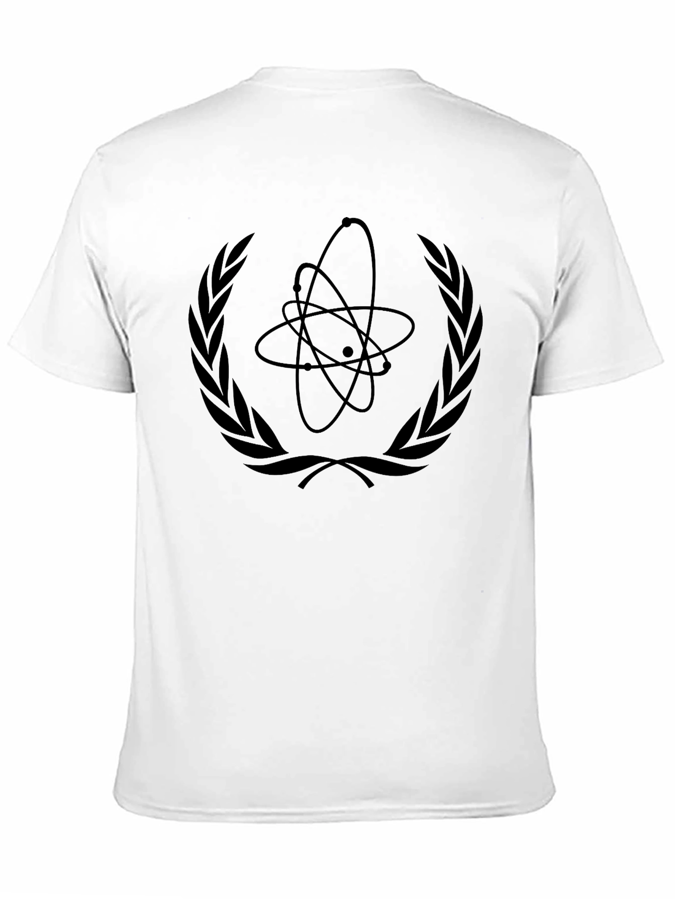 Atomic Laurel Wreath Graphic Tee - Black